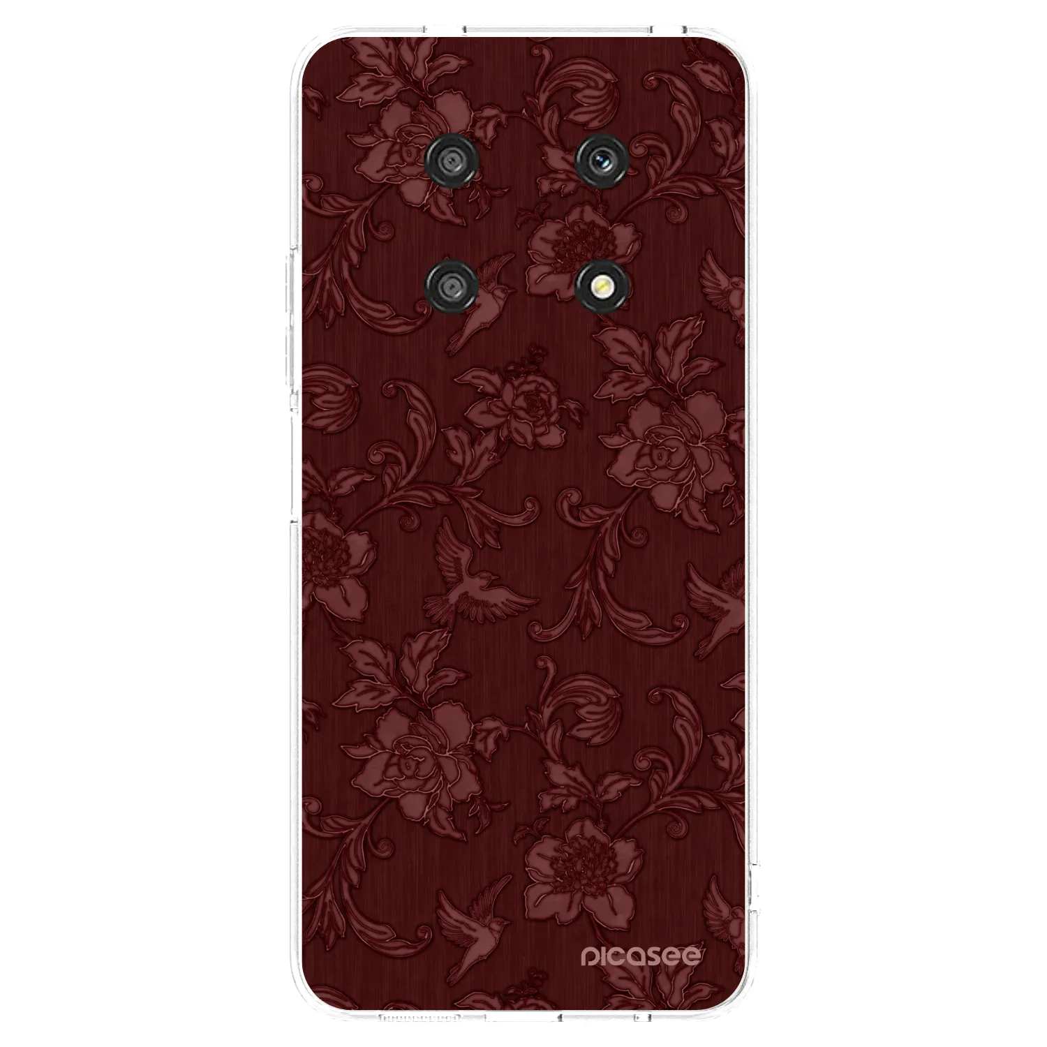 Picasee husă transparentă din silicon pentru Honor Magic4 Lite 5G - Red Elegance