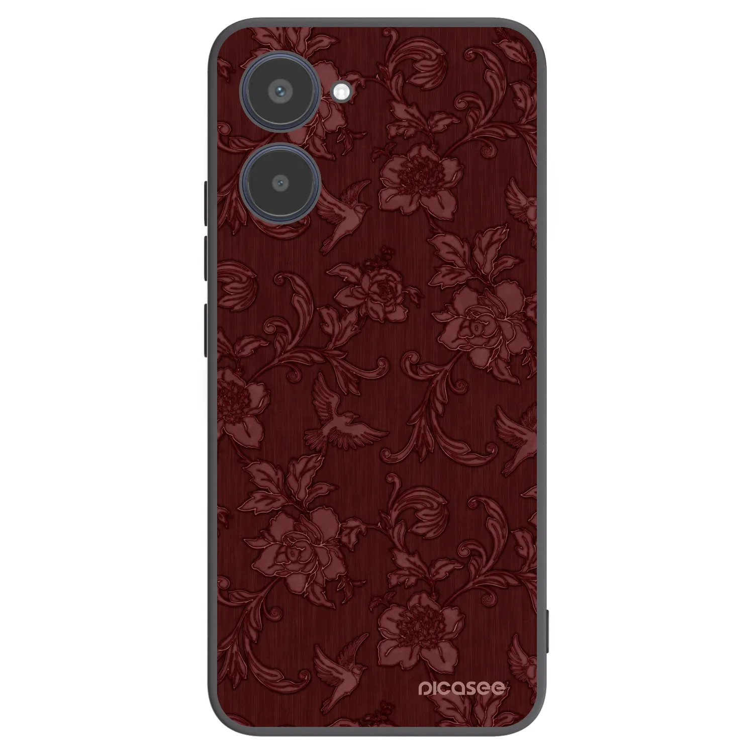 Picasee husă neagră din silicon pentru Realme 10 4G - Red Elegance