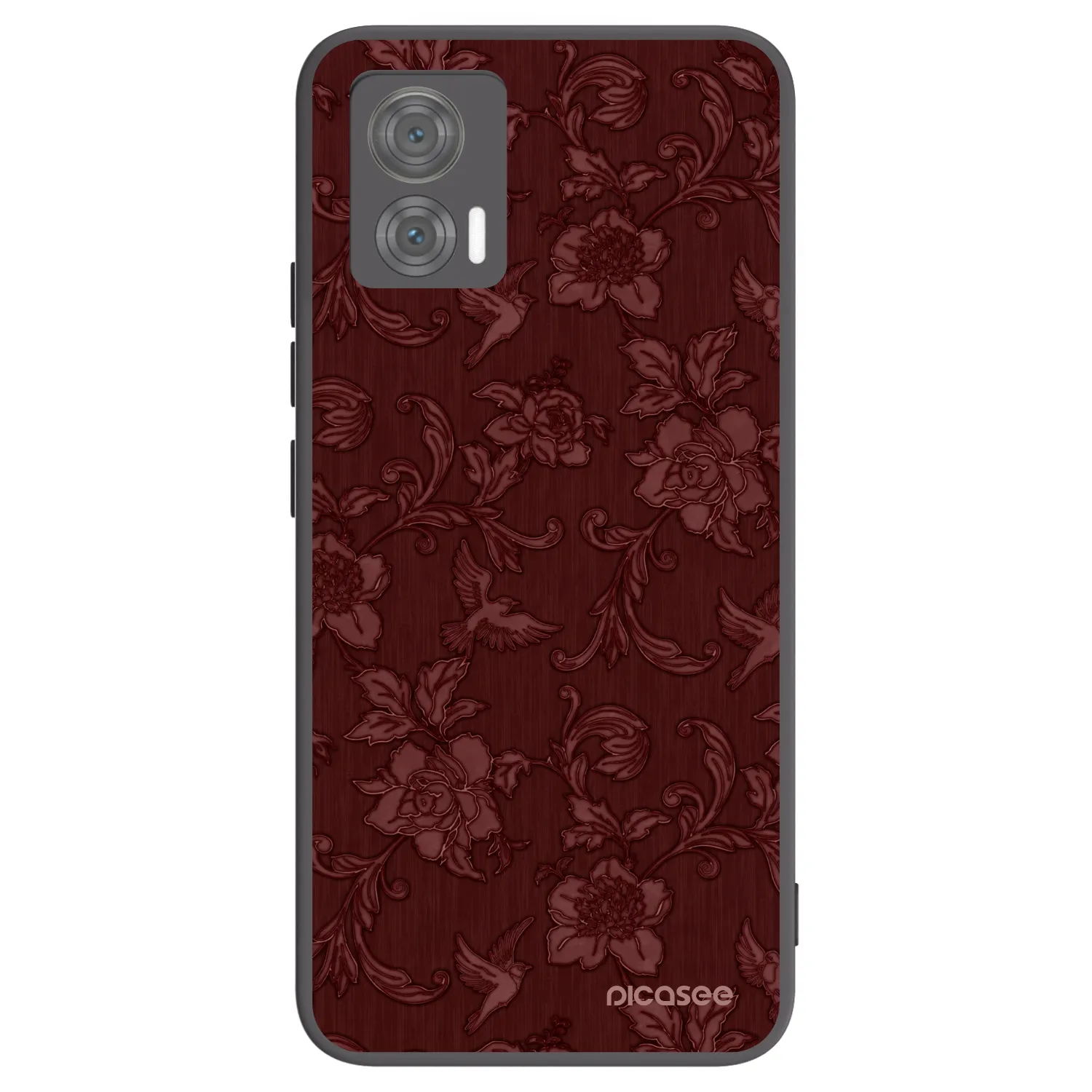 Picasee husă neagră din silicon pentru Motorola Edge 30 Neo - Red Elegance