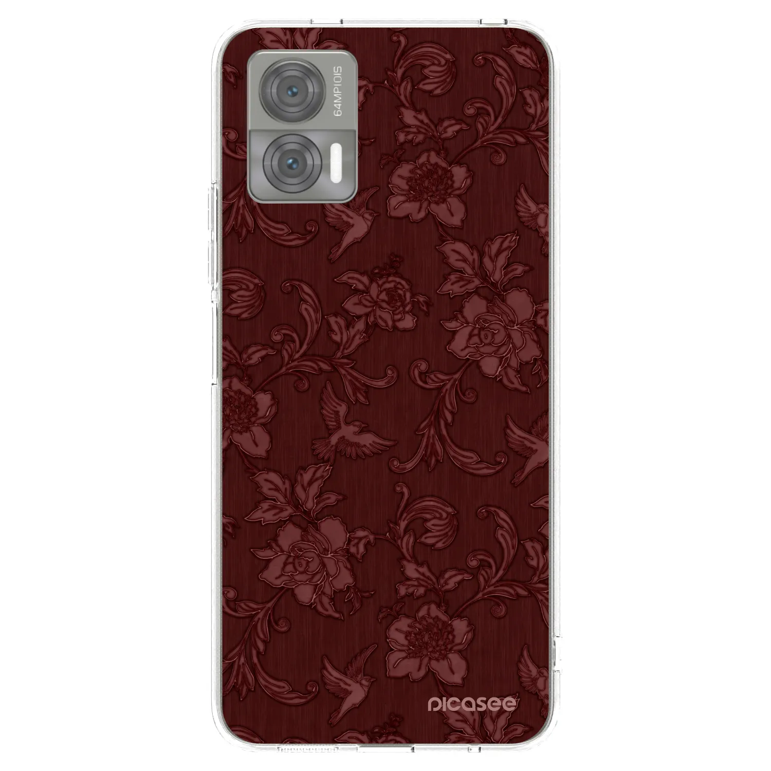 Picasee husă transparentă din silicon pentru Motorola Edge 30 Neo - Red Elegance