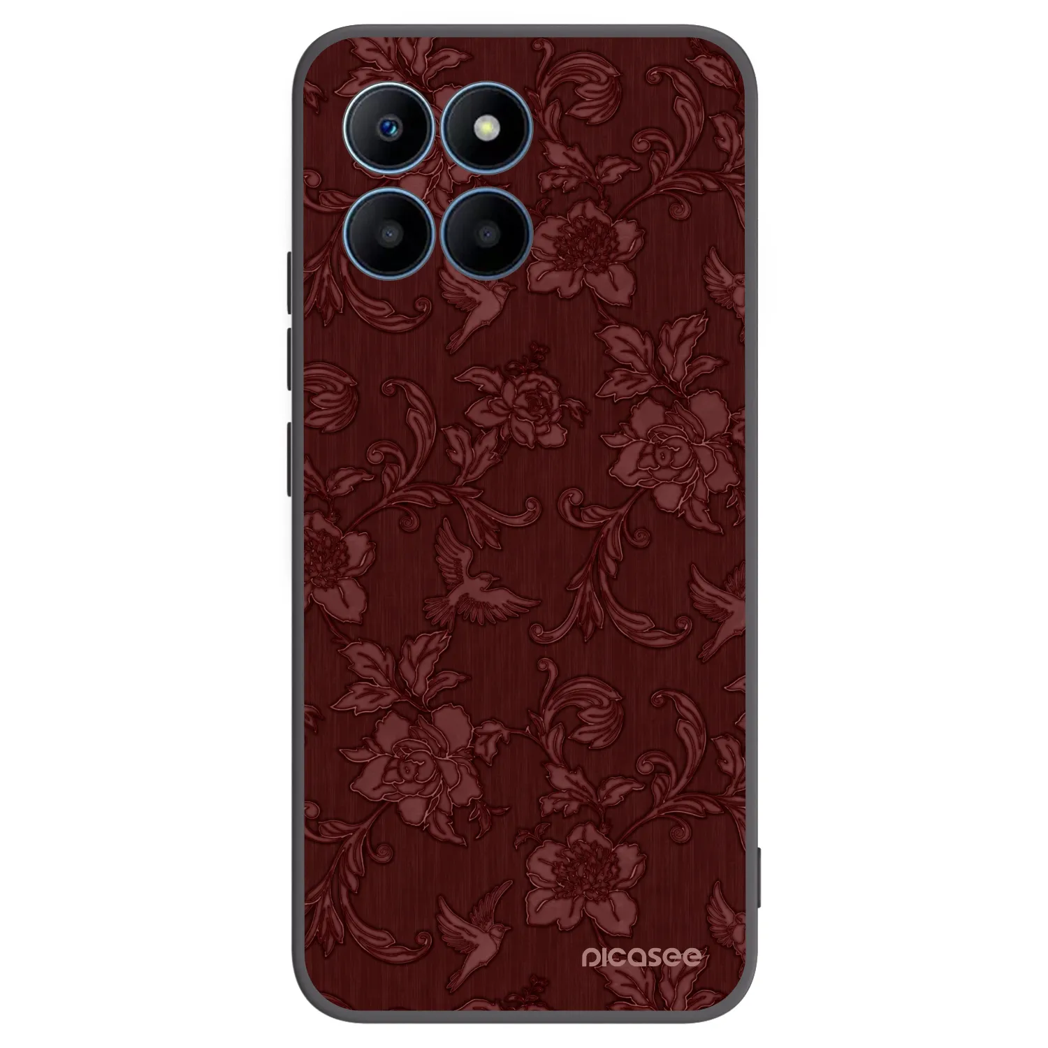 Picasee husă neagră din silicon pentru Honor 70 Lite - Red Elegance
