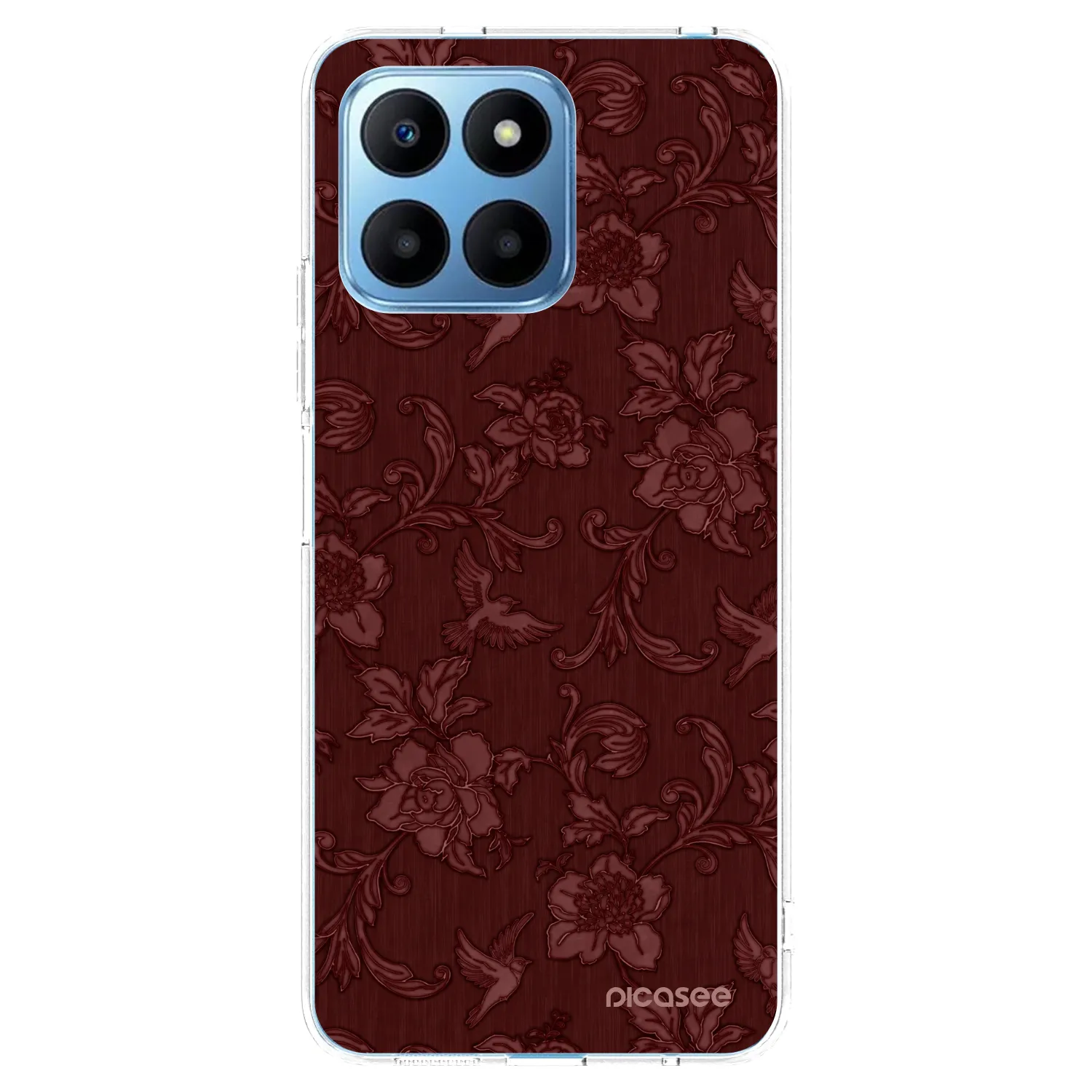 Picasee husă transparentă din silicon pentru Honor 70 Lite - Red Elegance