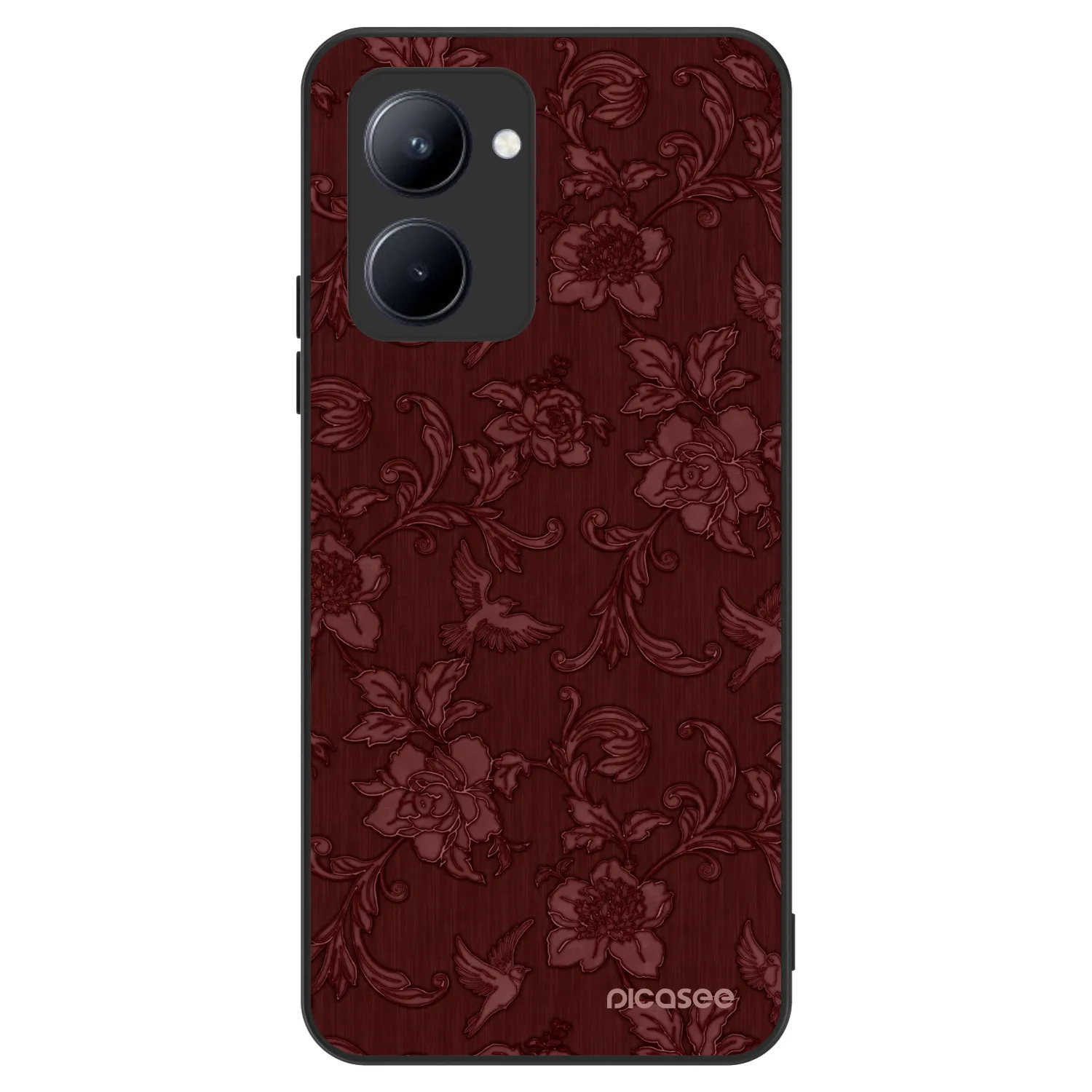 Picasee ULTIMATE CASE pentru Realme C33 (2023) - Red Elegance
