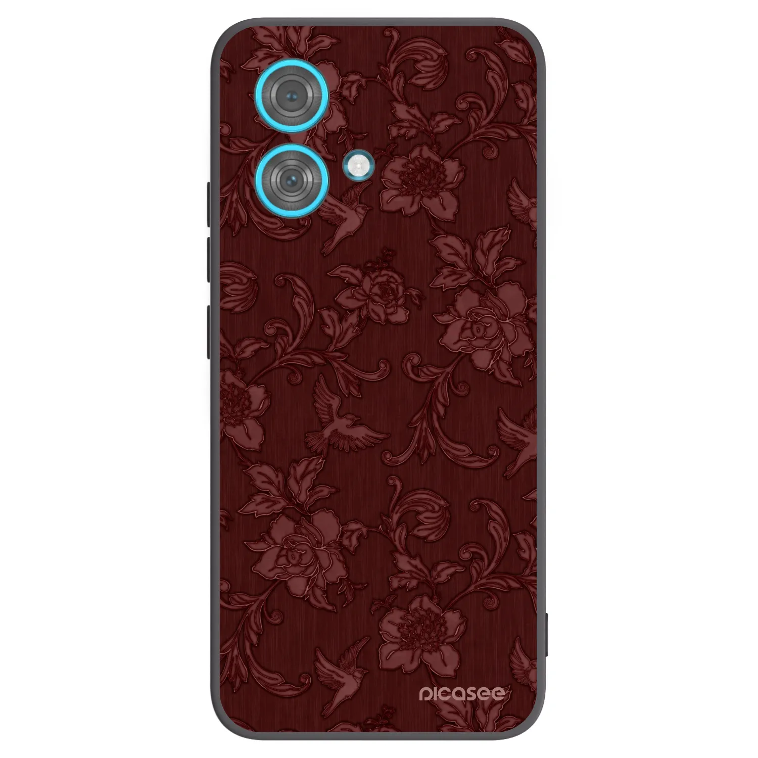 Picasee husă neagră din silicon pentru Motorola Edge 40 Neo - Red Elegance