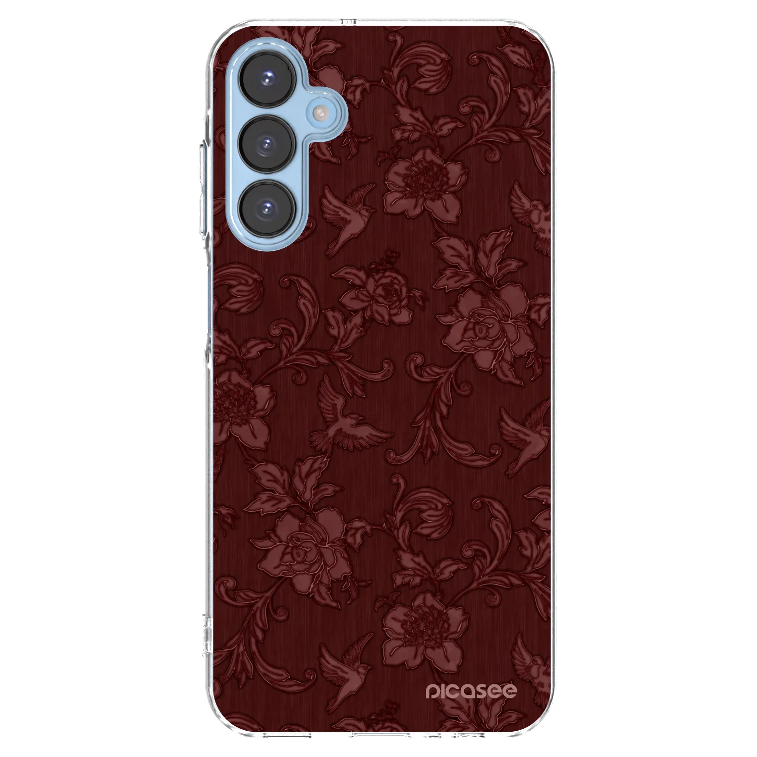Picasee husă transparentă din silicon pentru Samsung Galaxy A15 A156B 5G - Red Elegance