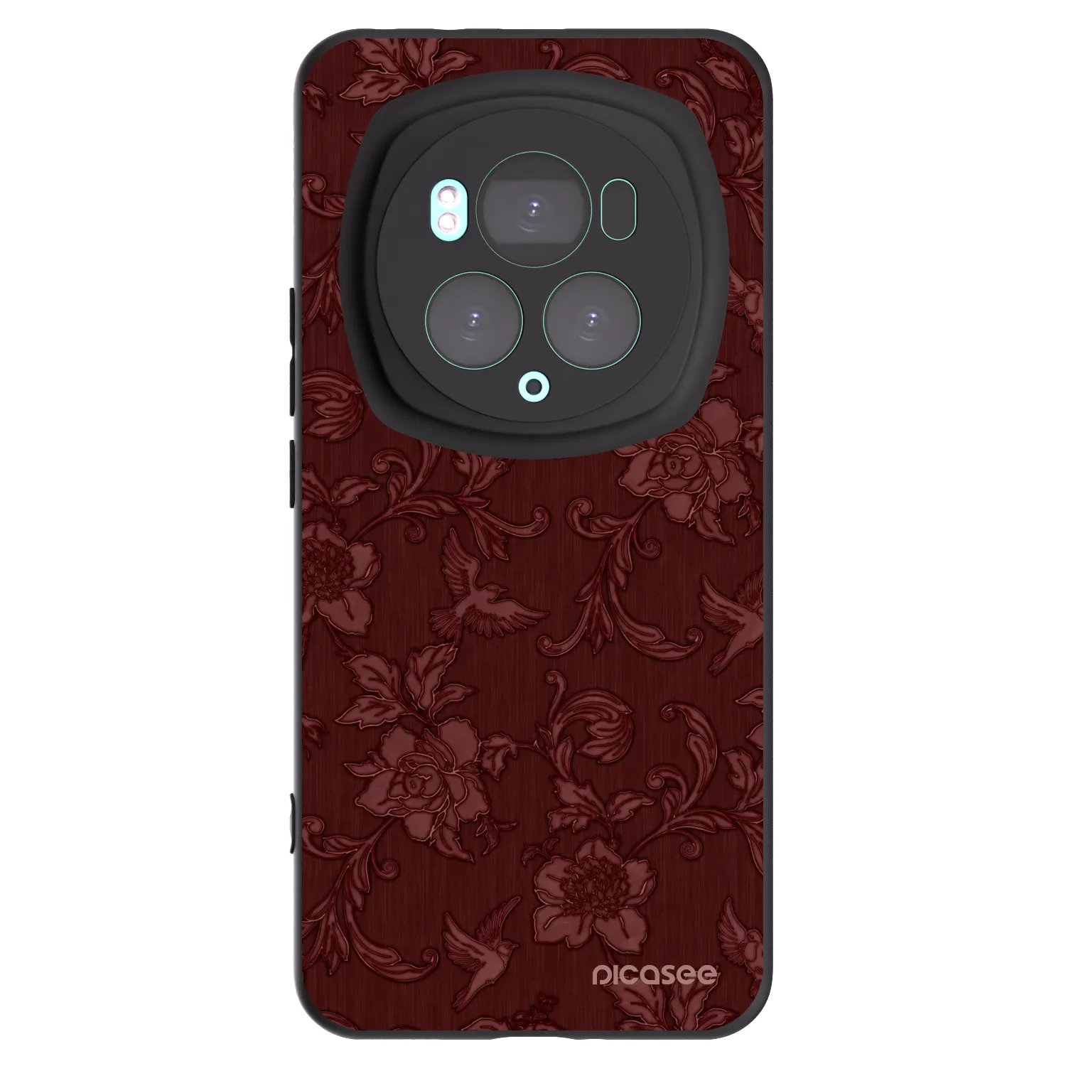 Picasee husă neagră din silicon pentru Honor Magic6 Pro - Red Elegance