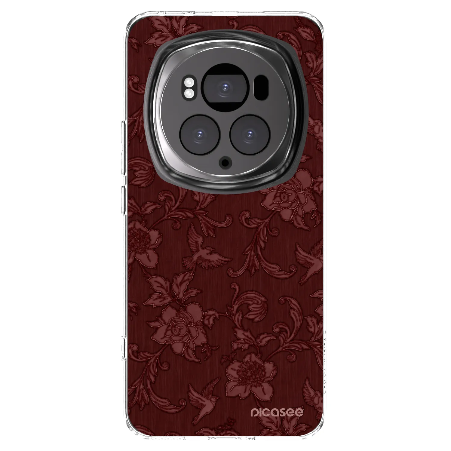 Picasee husă transparentă din silicon pentru Honor Magic6 Pro - Red Elegance