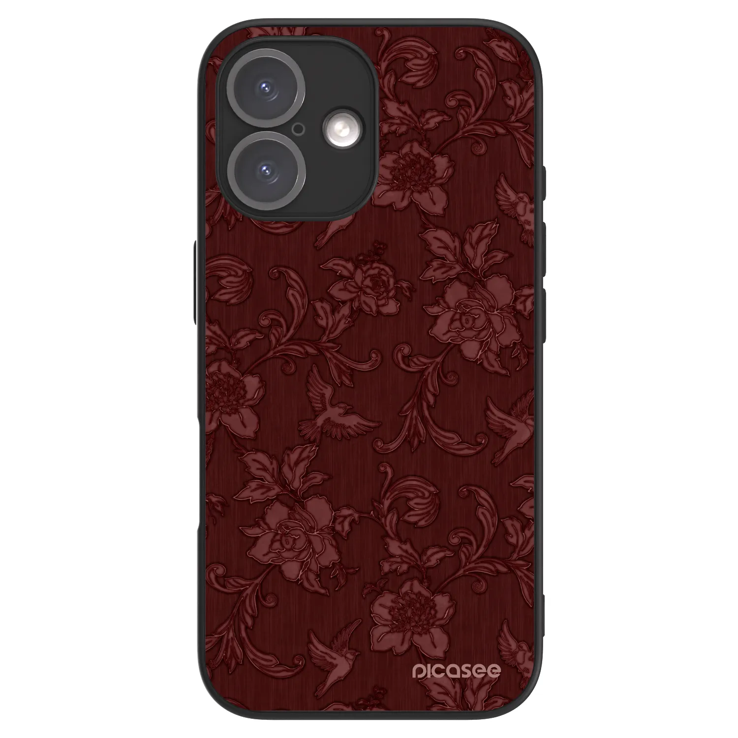 Picasee ULTIMATE CASE MagSafe pentru Apple iPhone 16 - Red Elegance