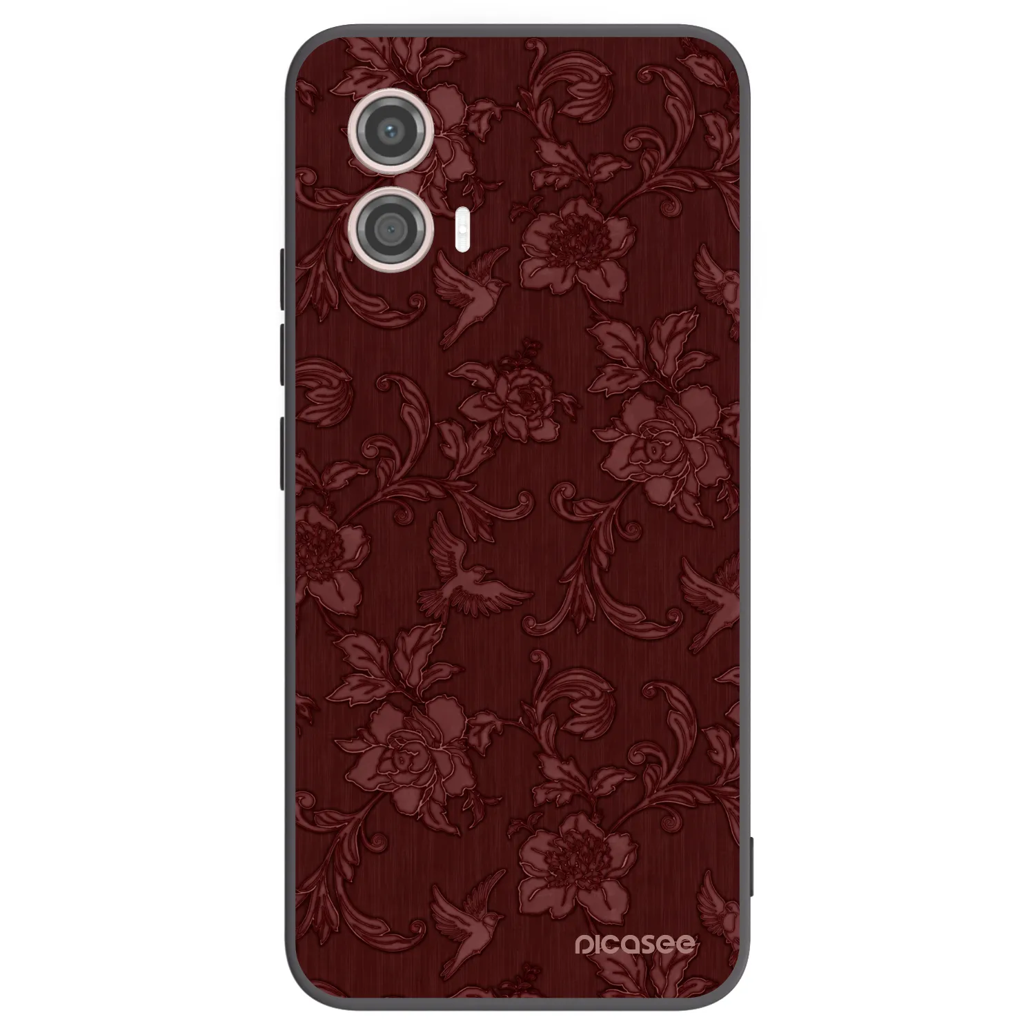 Picasee husă neagră din silicon pentru Motorola Moto G53 5G - Red Elegance