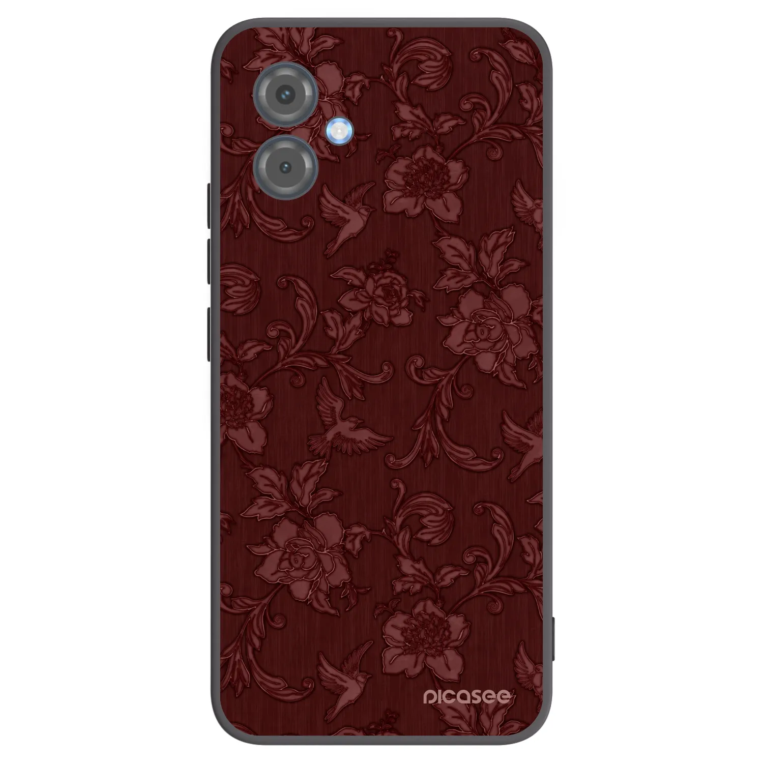 Picasee husă neagră din silicon pentru Motorola Moto G14 - Red Elegance