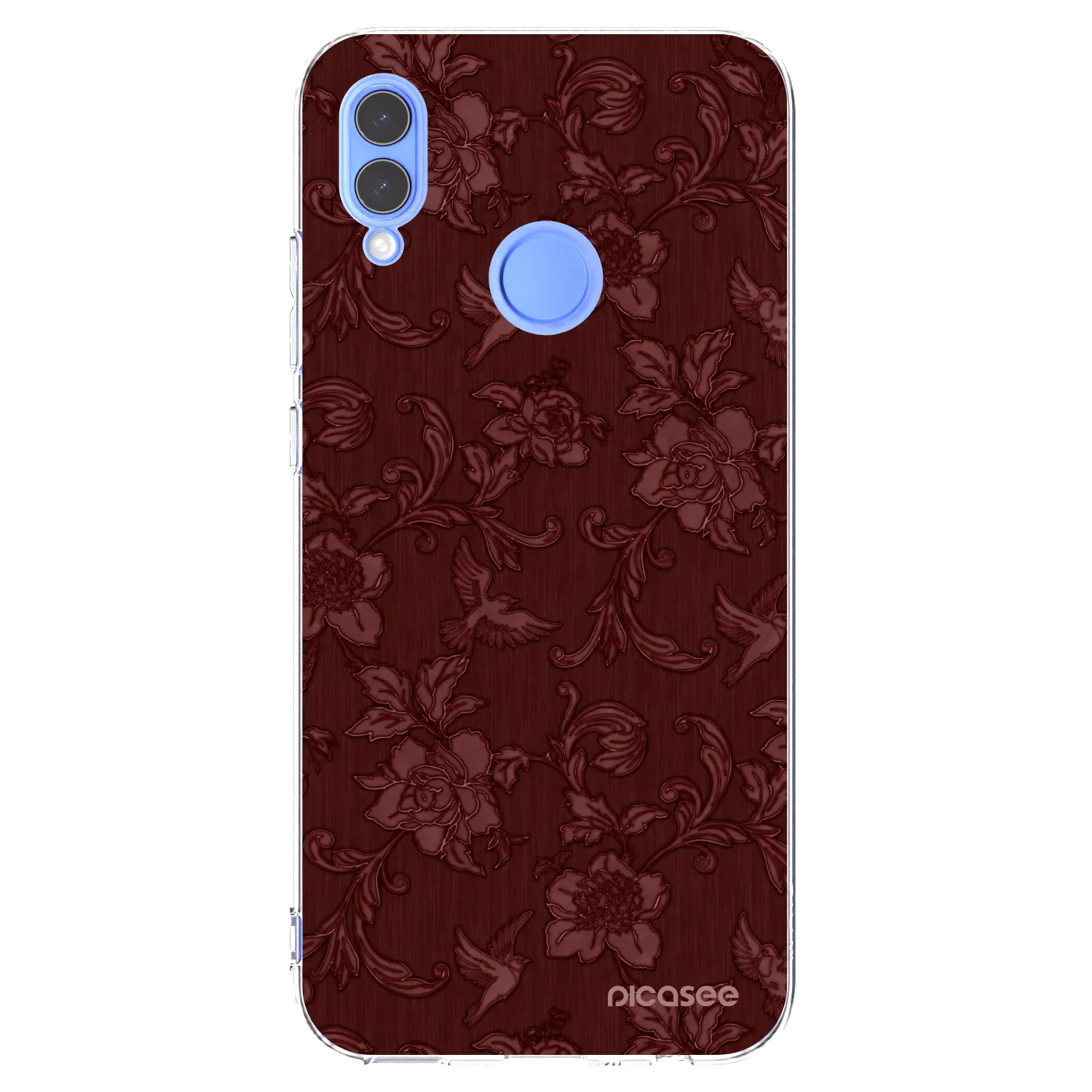 Picasee husă transparentă din silicon pentru Honor 10 Lite - Red Elegance