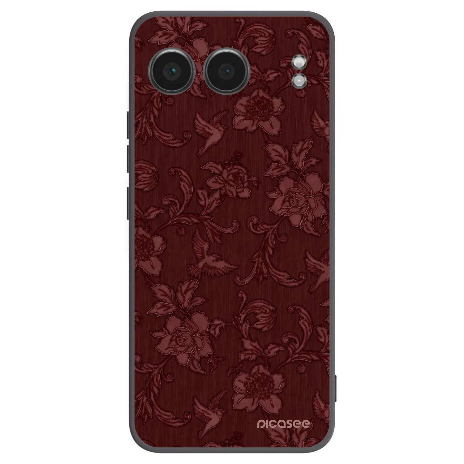 Picasee husă neagră din silicon pentru OnePlus Nord 4 - Red Elegance