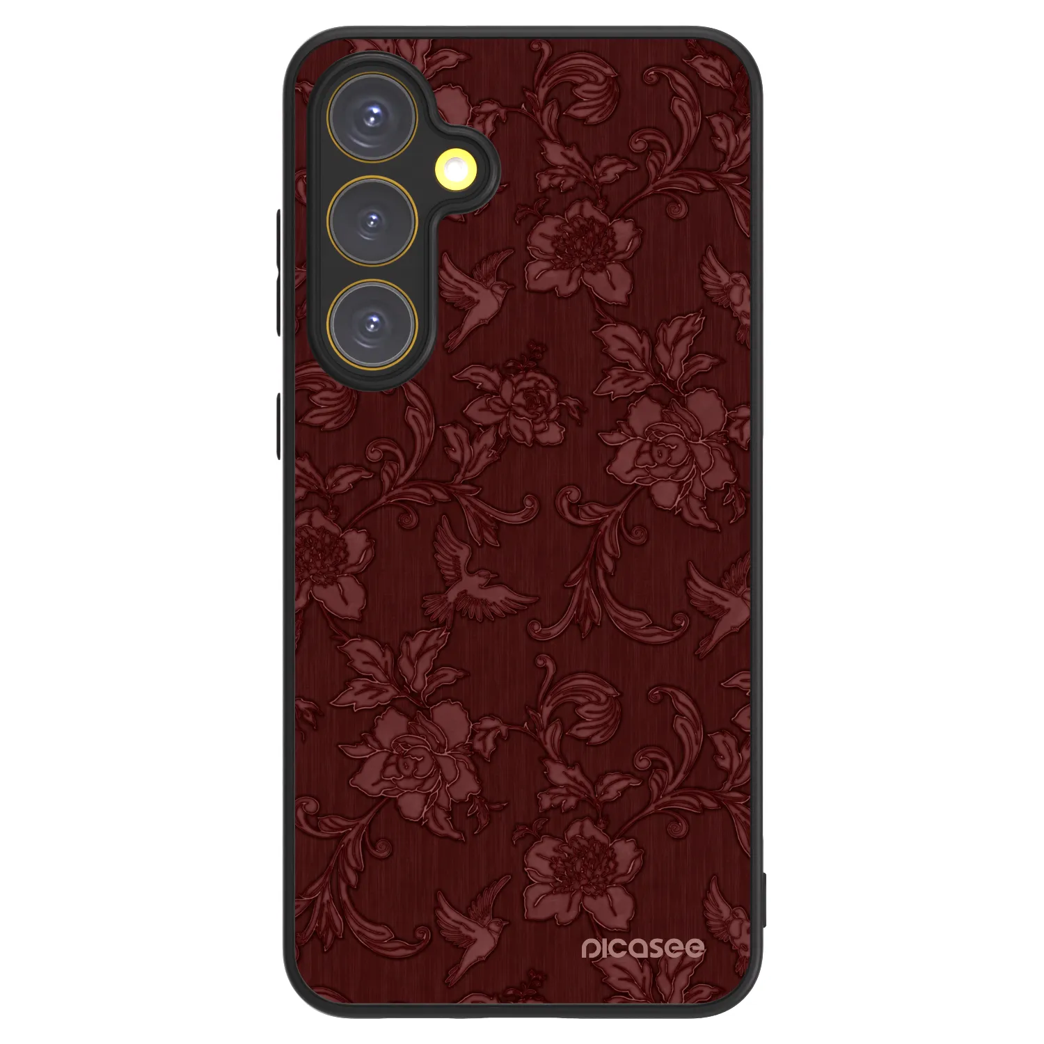 Picasee ULTIMATE CASE pentru Samsung Galaxy S24 FE S721B - Red Elegance