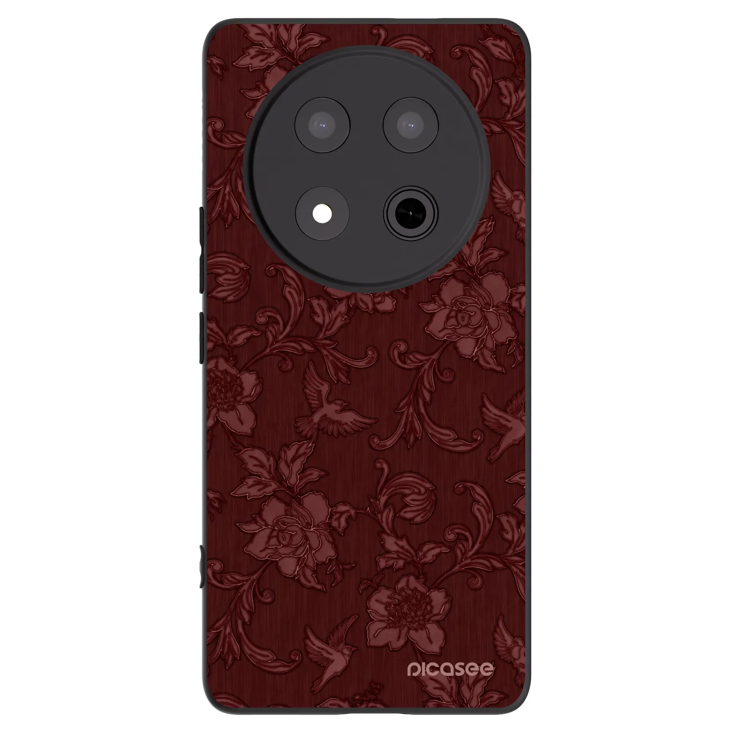 Picasee husă neagră din silicon pentru Honor Magic7 Lite 5G - Red Elegance