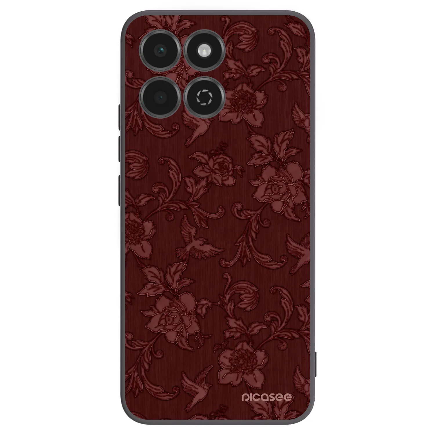 Picasee husă neagră din silicon pentru Honor 200 Smart 5G - Red Elegance