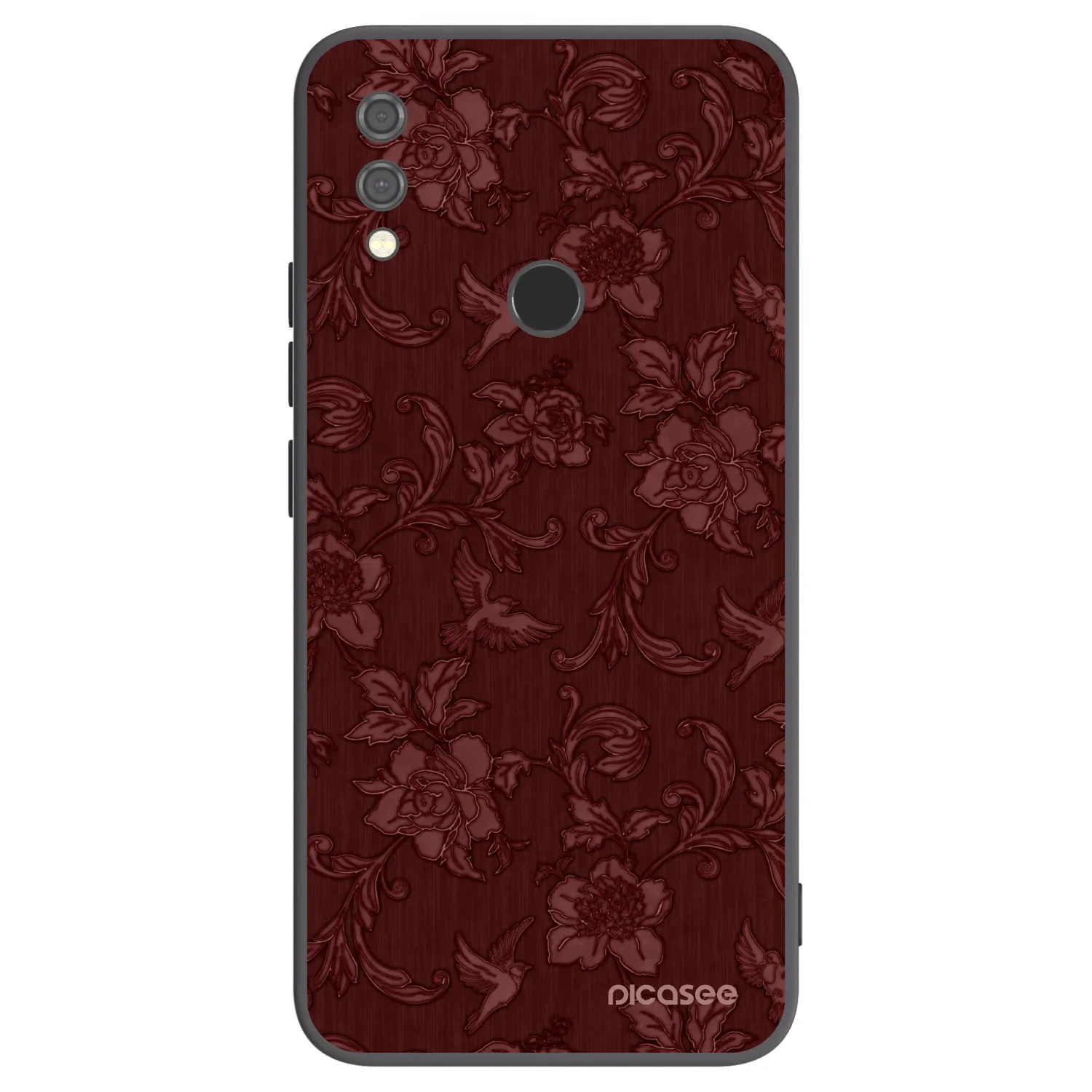 Picasee husă neagră din silicon pentru Xiaomi Redmi Note 7 - Red Elegance