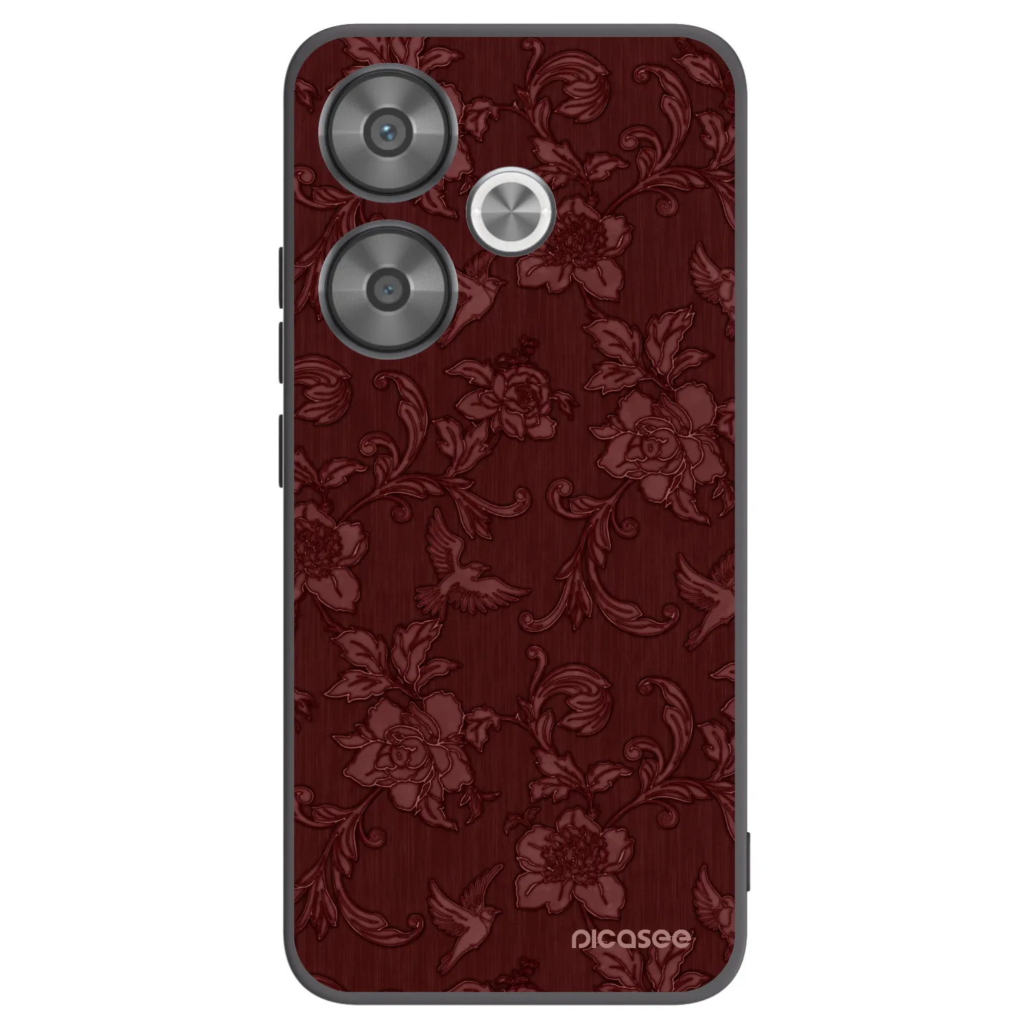 Picasee husă neagră din silicon pentru Xiaomi Poco F6 - Red Elegance