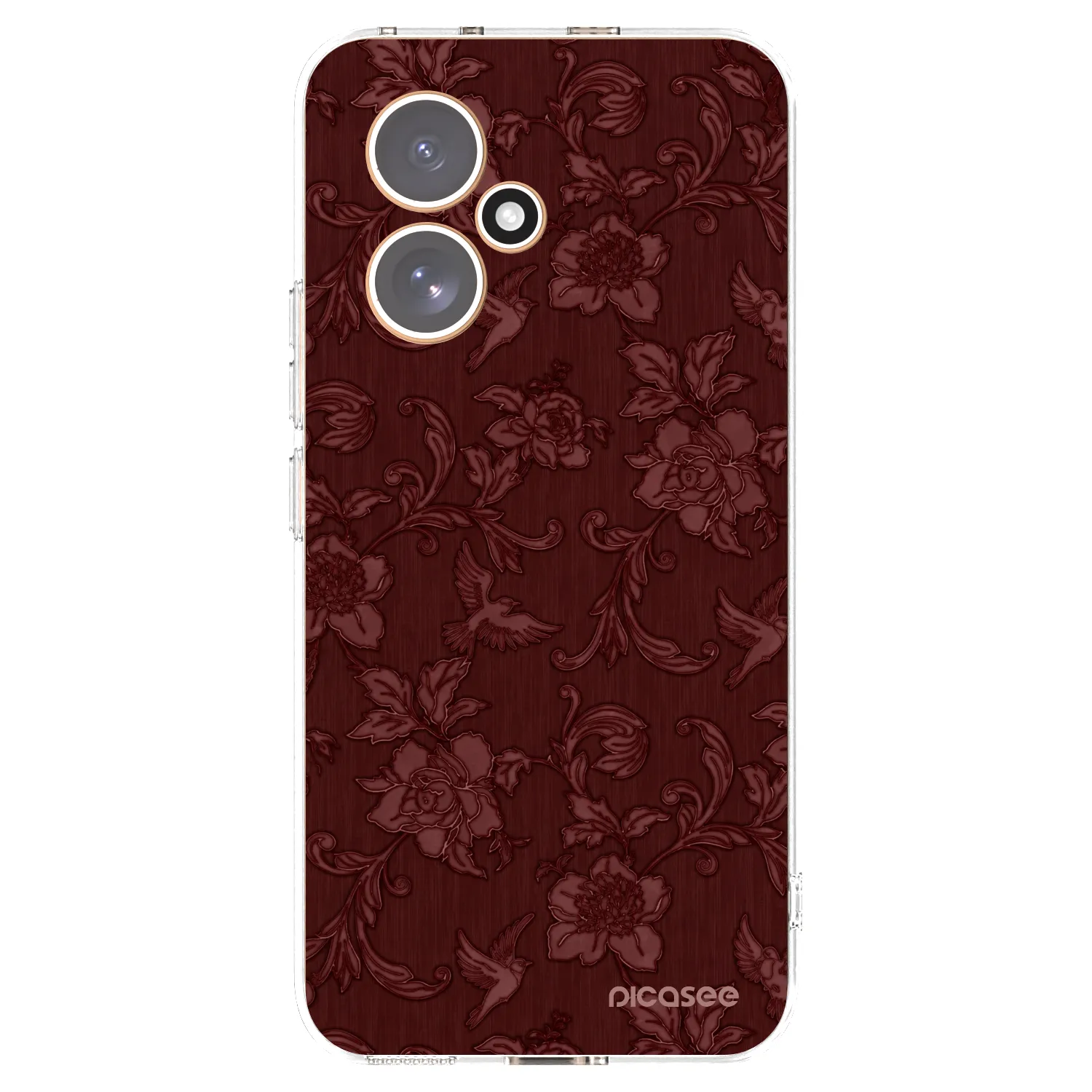 Picasee husă transparentă din silicon pentru Honor 400 5G - Red Elegance