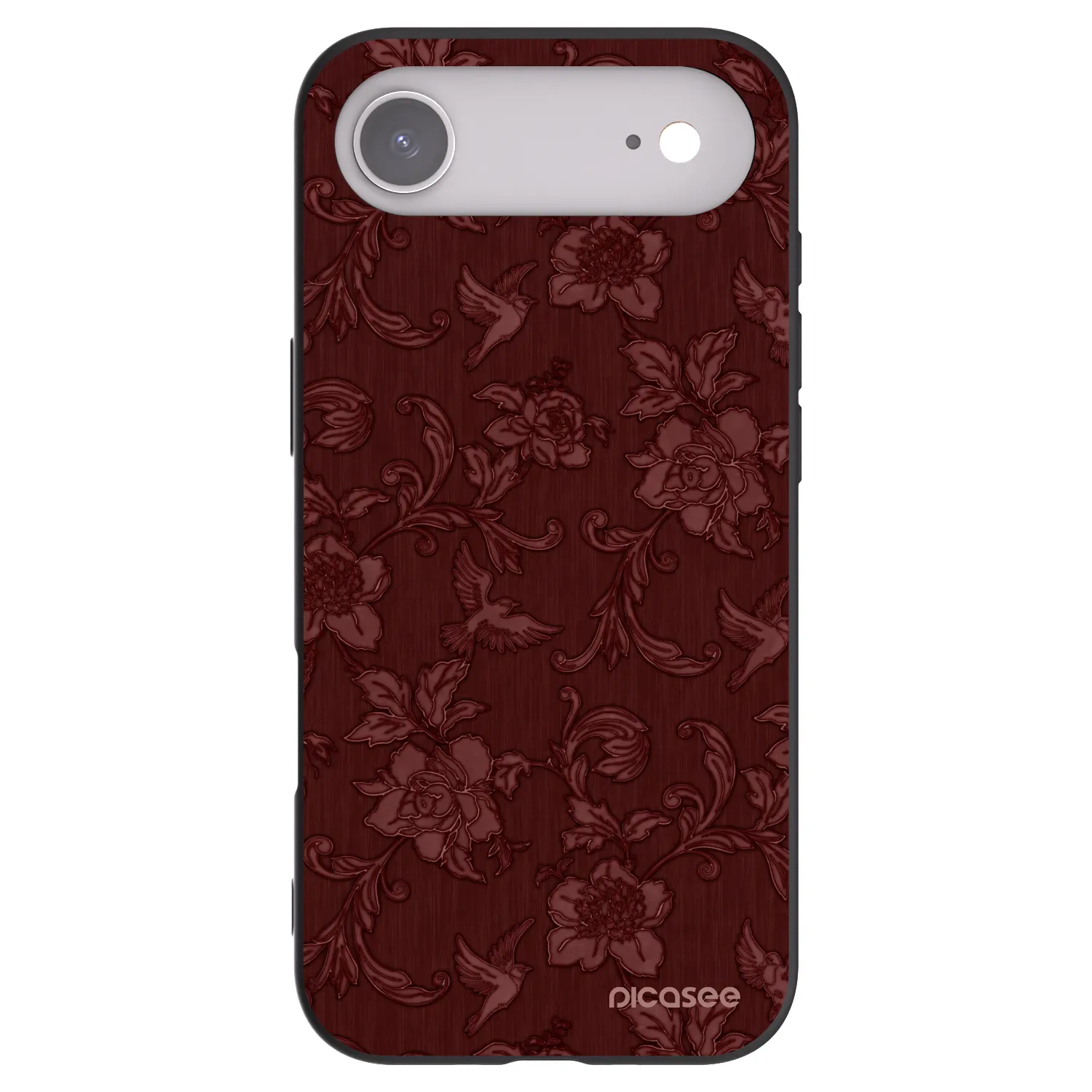Picasee husă neagră din silicon pentru Apple iPhone Air - Red Elegance