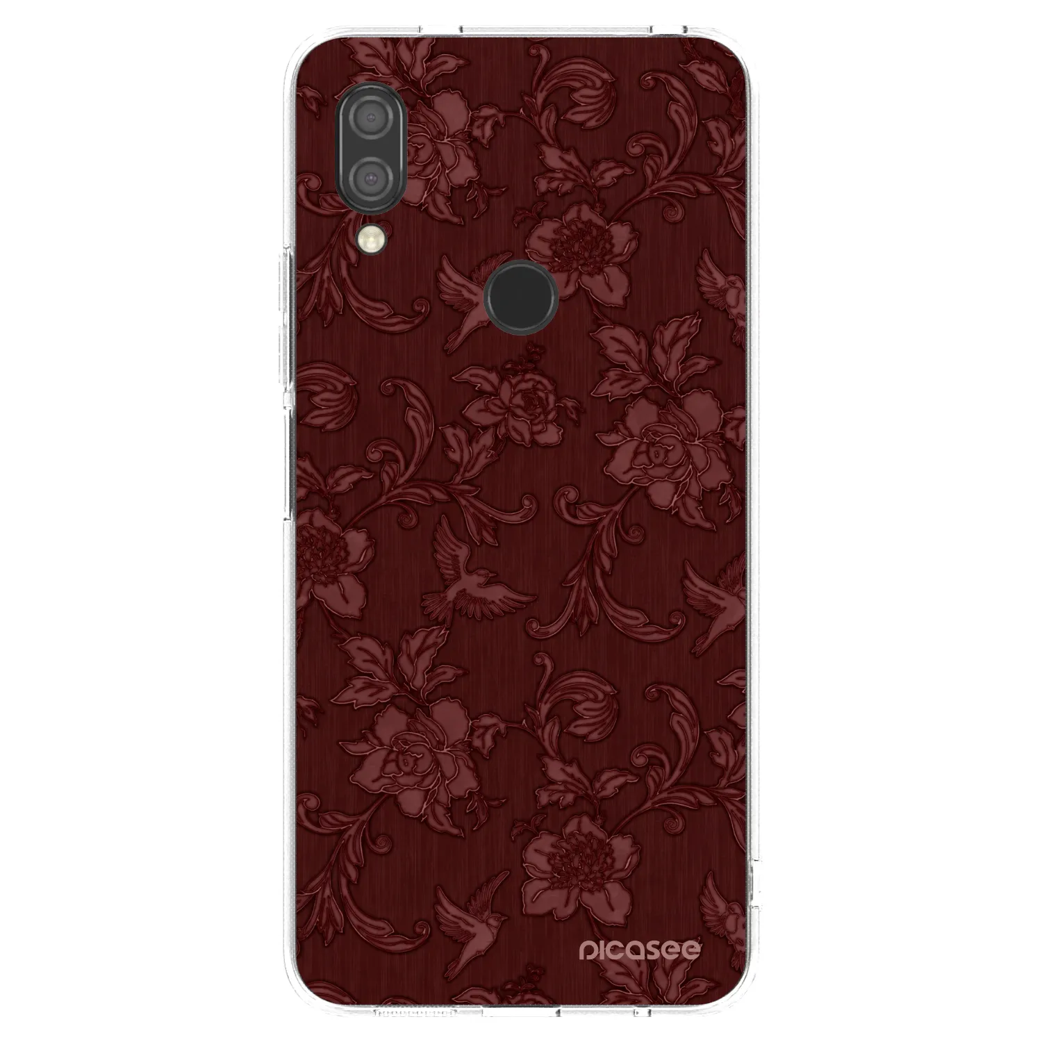 Picasee husă transparentă din silicon pentru Xiaomi Redmi 7 - Red Elegance