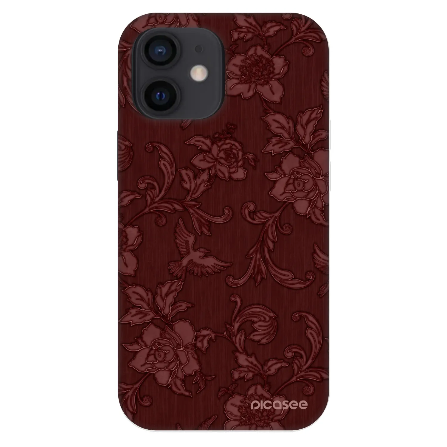 Picasee Fashion Case pentru Apple iPhone 12 mini - Red Elegance
