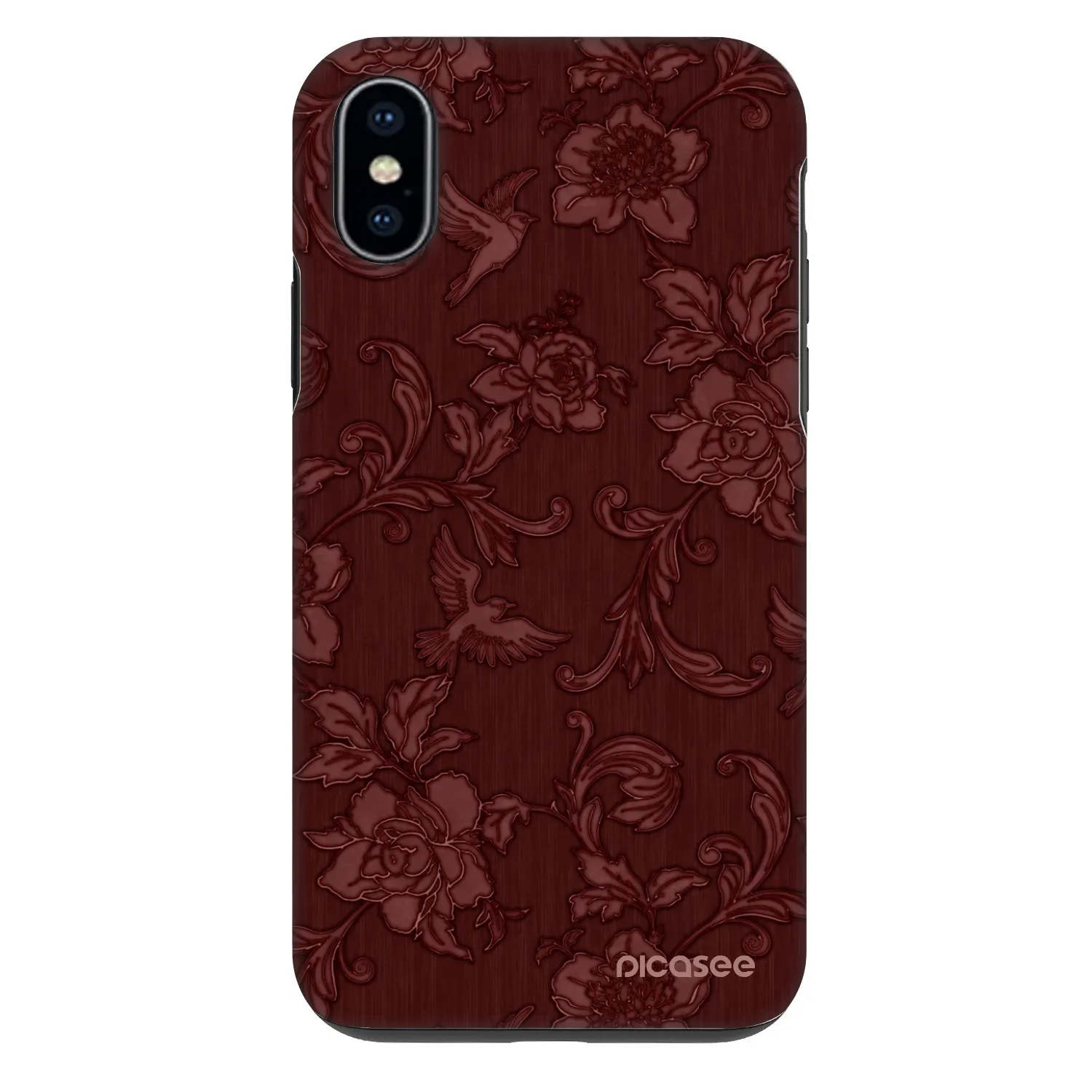 Picasee Fashion Case pentru Apple iPhone X/XS - Red Elegance