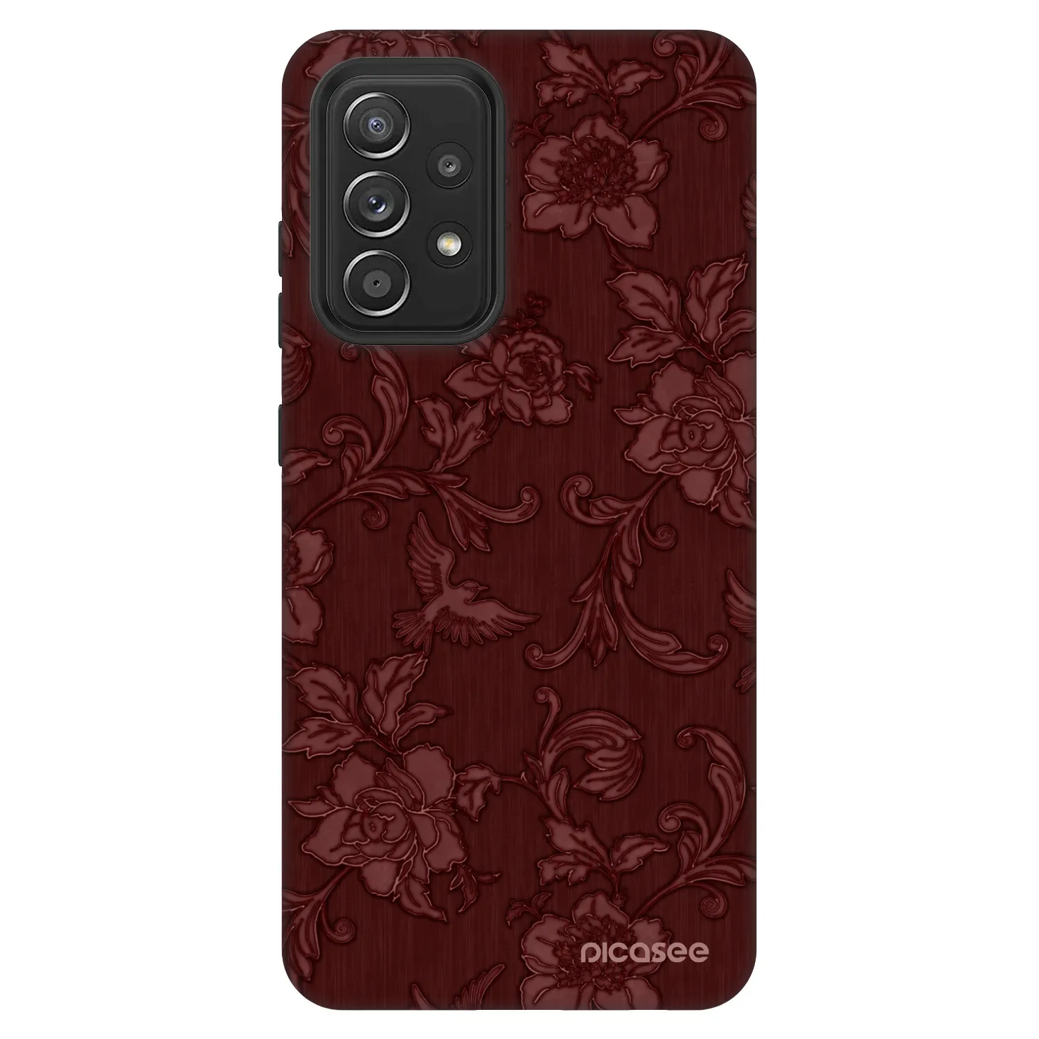 Picasee Fashion Case pentru Samsung Galaxy A52s 5G A528B - Red Elegance