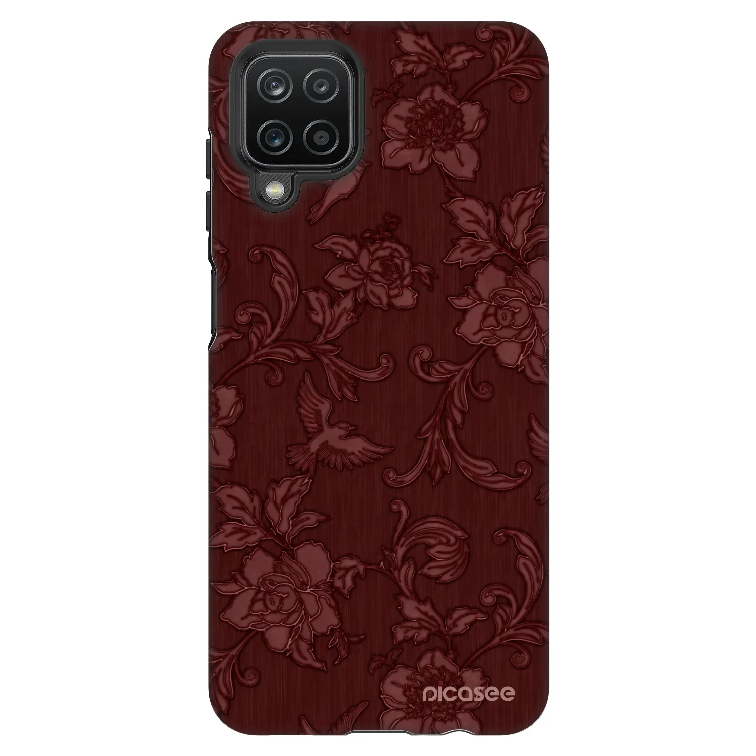 Picasee Fashion Case pentru Samsung Galaxy A12 A125F - Red Elegance