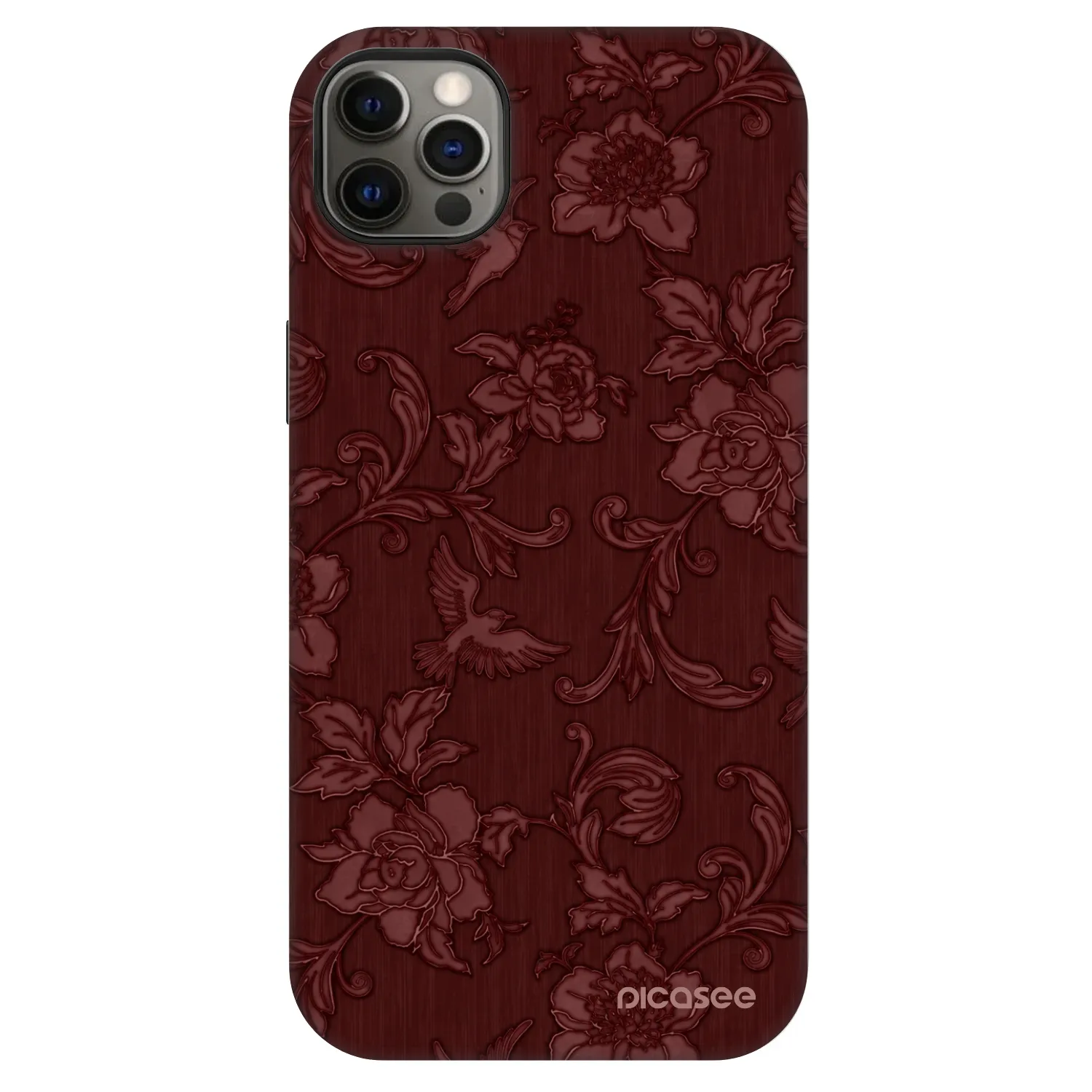 Picasee Fashion Case MagSafe pentru Apple iPhone 12 Pro Max - Red Elegance