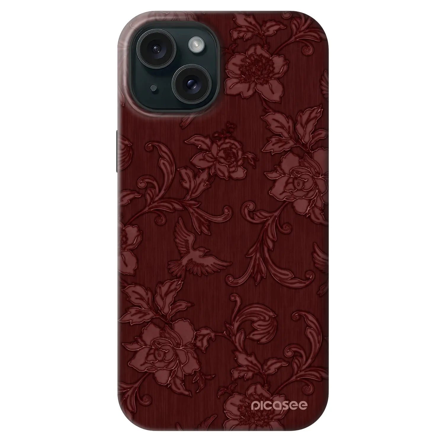 Picasee Fashion Case MagSafe pentru Apple iPhone 15 - Red Elegance