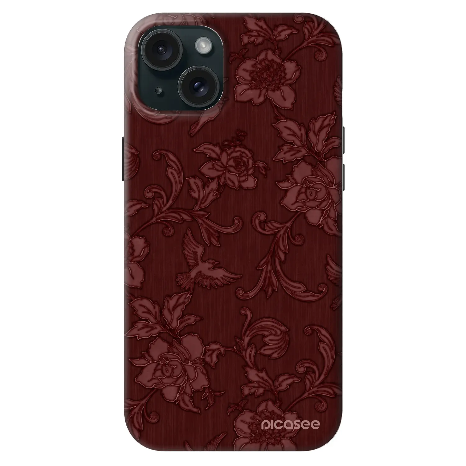 Picasee Fashion Case MagSafe pentru Apple iPhone 15 Plus - Red Elegance