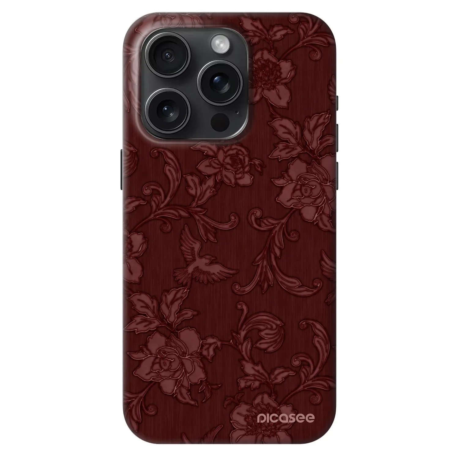 Picasee Fashion Case MagSafe pentru Apple iPhone 15 Pro - Red Elegance