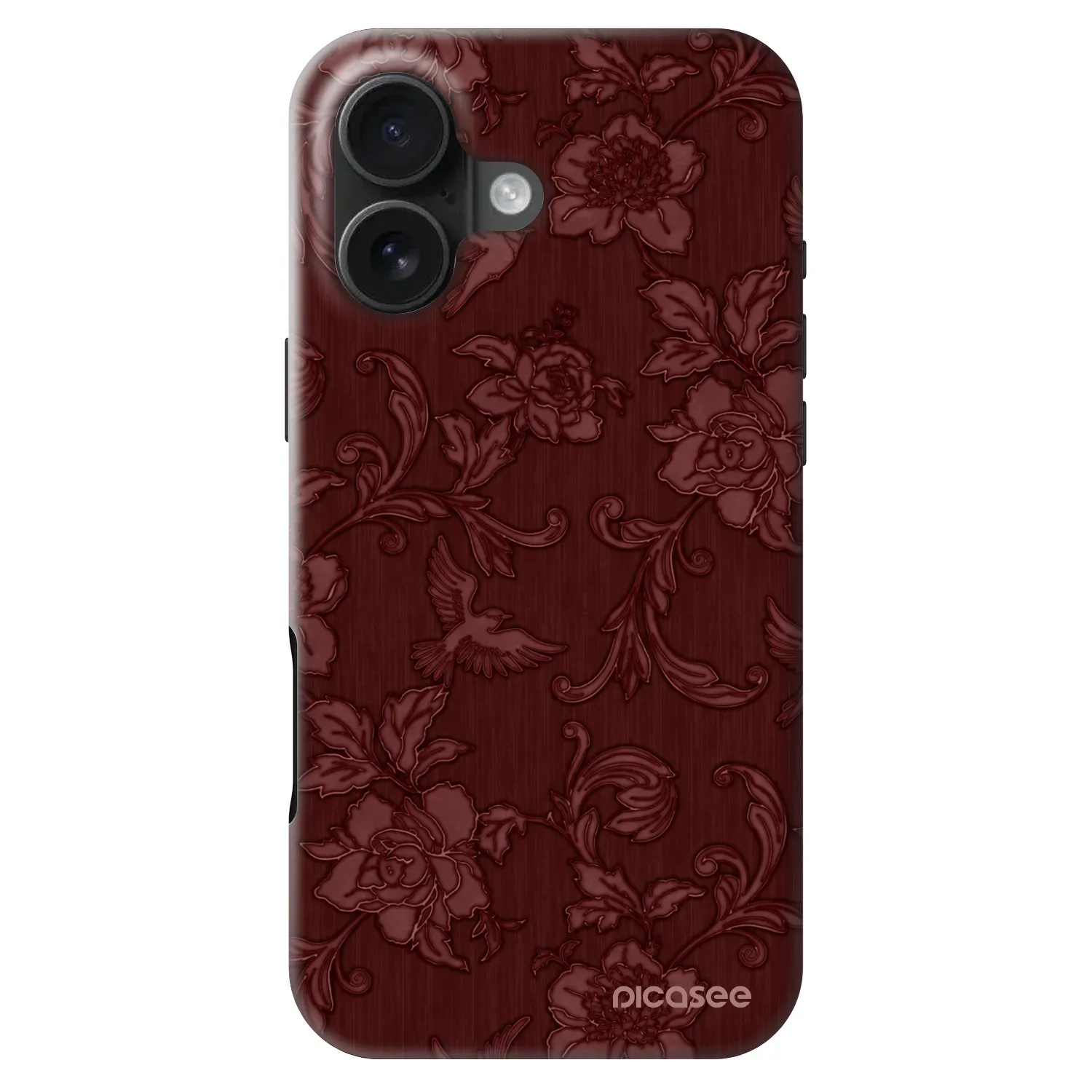 Picasee Fashion Case MagSafe pentru Apple iPhone 16 - Red Elegance
