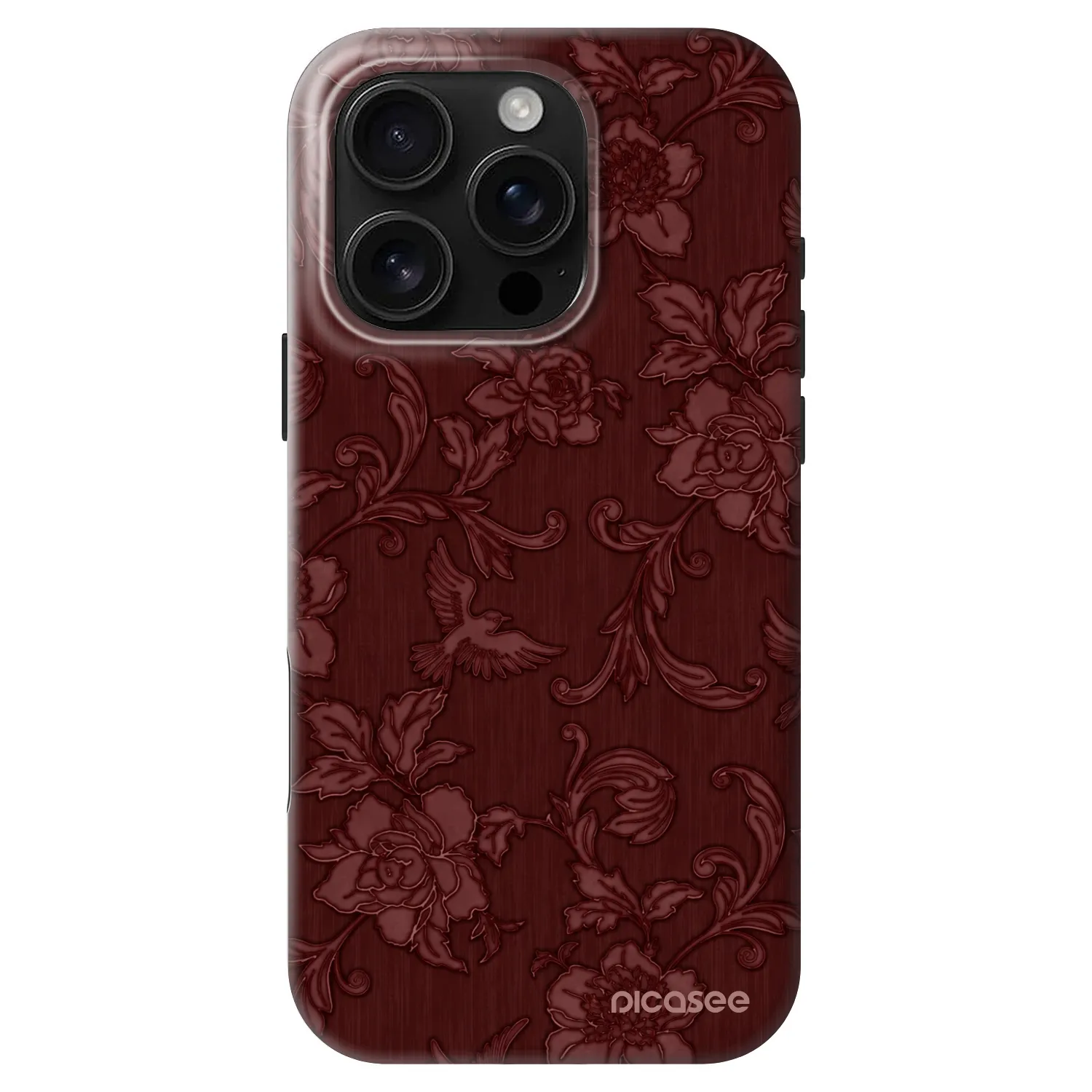 Picasee Fashion Case MagSafe pentru Apple iPhone 16 Pro - Red Elegance