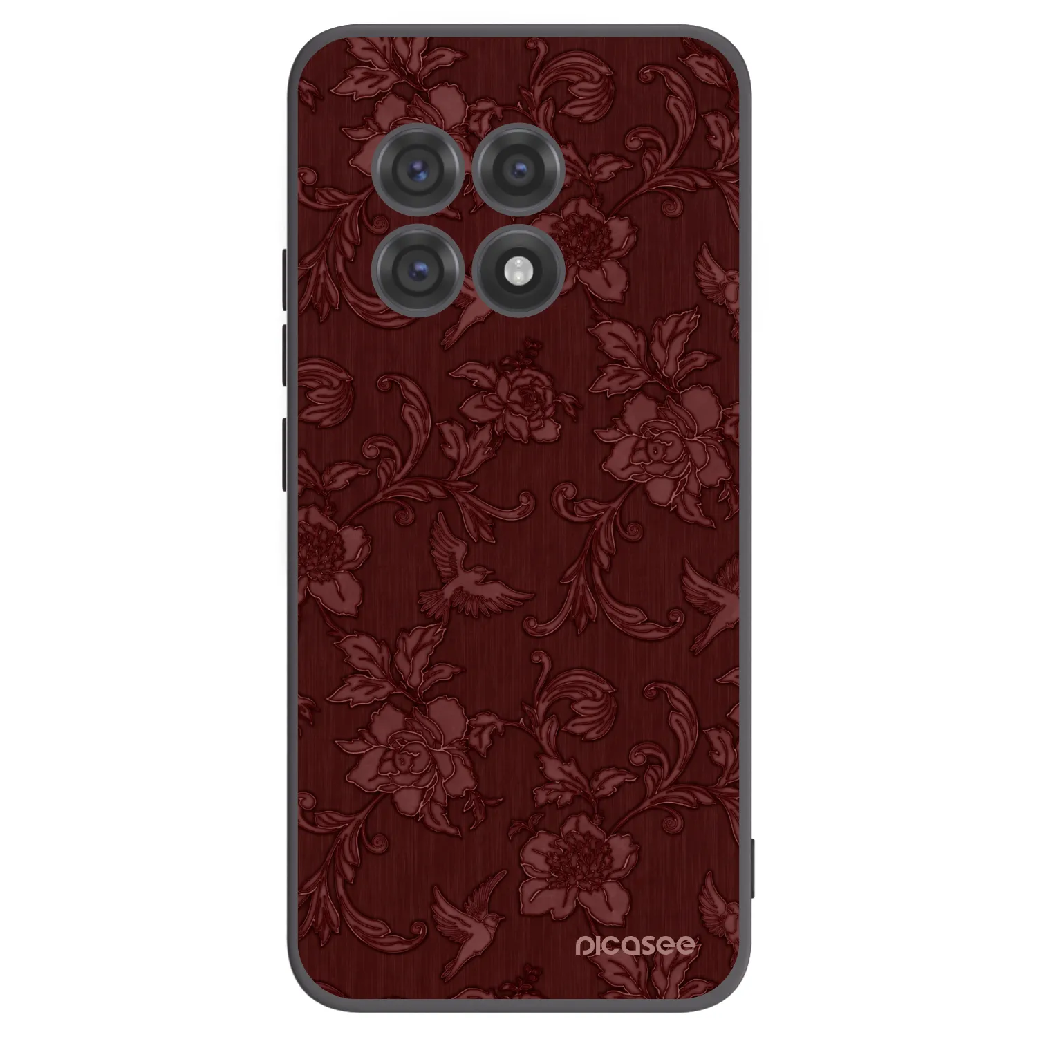 Picasee husă neagră din silicon pentru OnePlus 13R 5G - Red Elegance