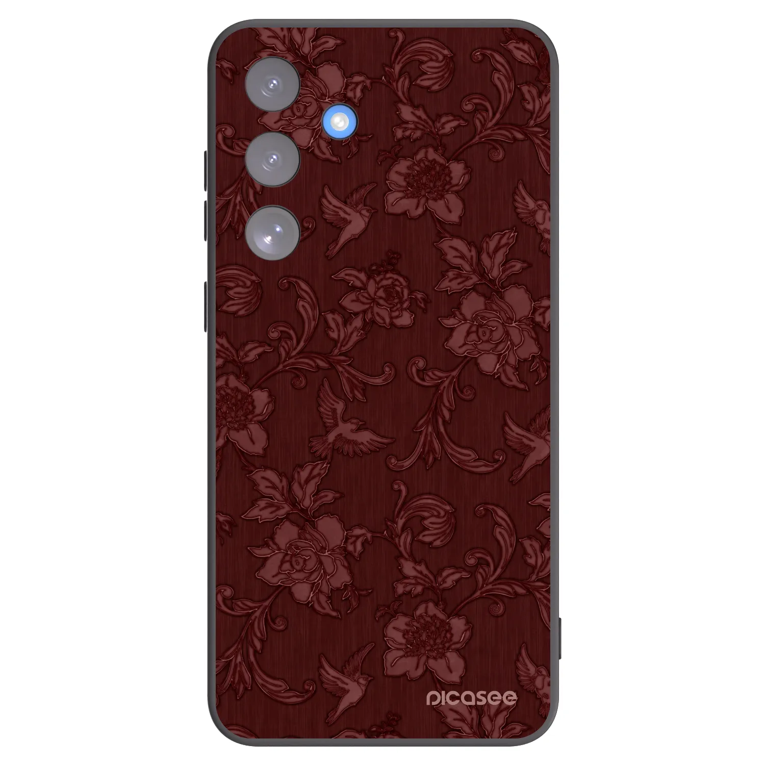 Picasee husă neagră din silicon pentru Samsung Galaxy S25 FE 5G - Red Elegance