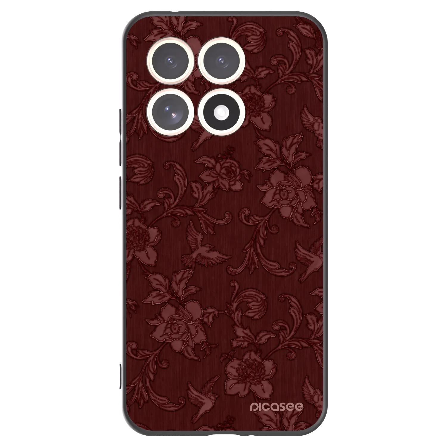 Picasee husă neagră din silicon pentru Xiaomi 15T - Red Elegance