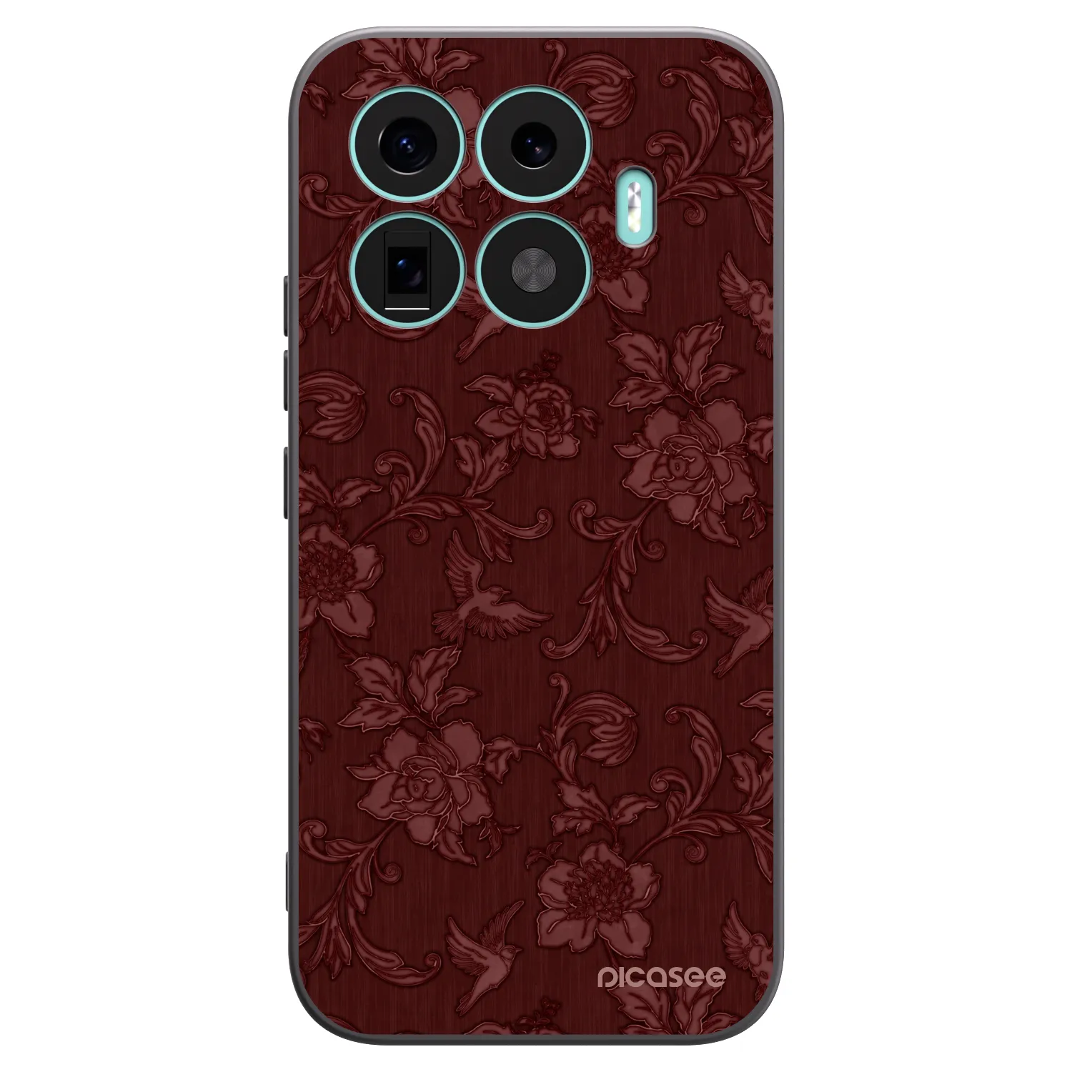 Picasee husă neagră din silicon pentru Xiaomi 17T - Red Elegance