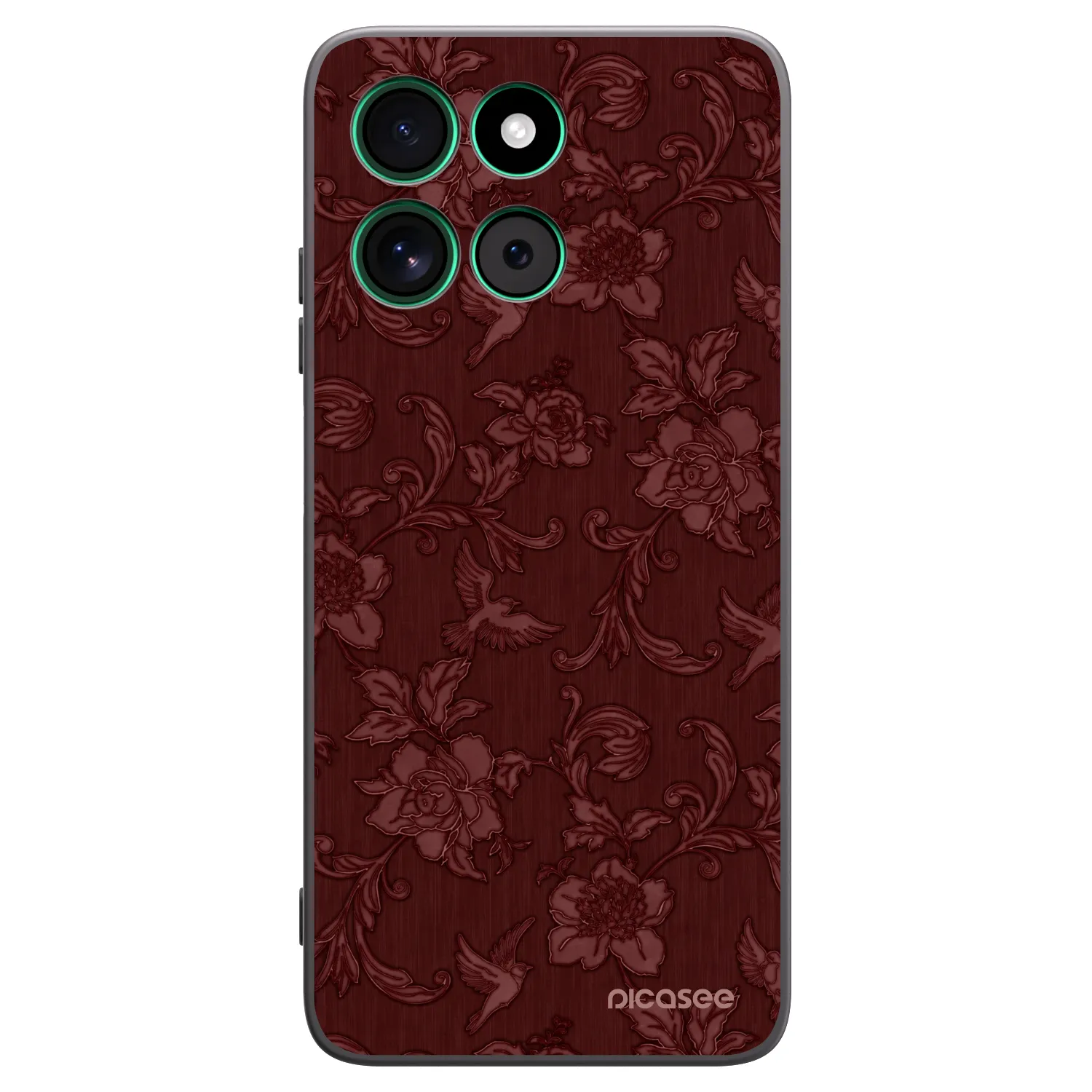 Picasee husă neagră din silicon pentru Motorola Moto G57 Power - Red Elegance