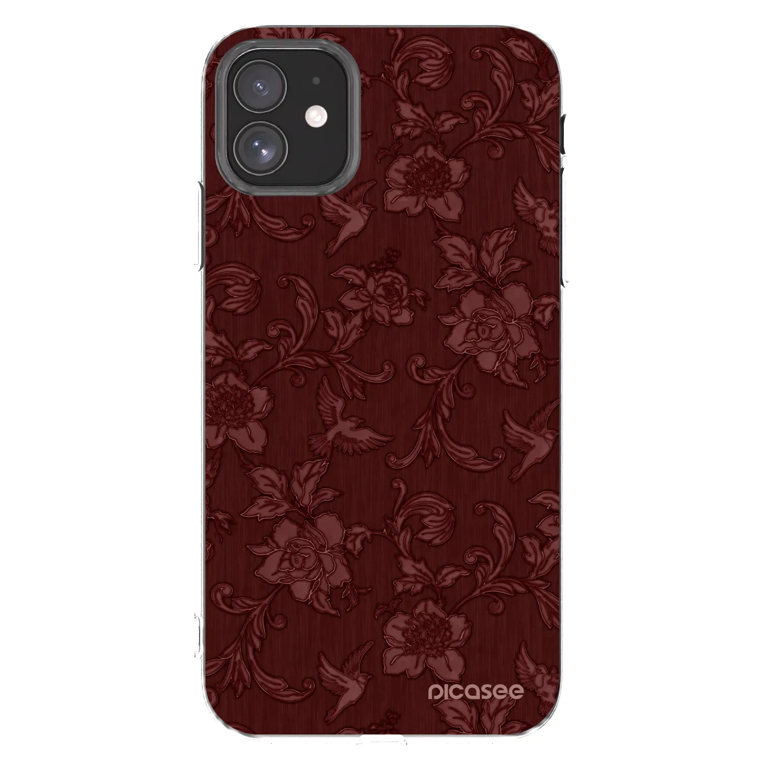 Picasee husă transparentă din silicon pentru Apple iPhone 11 - Red Elegance