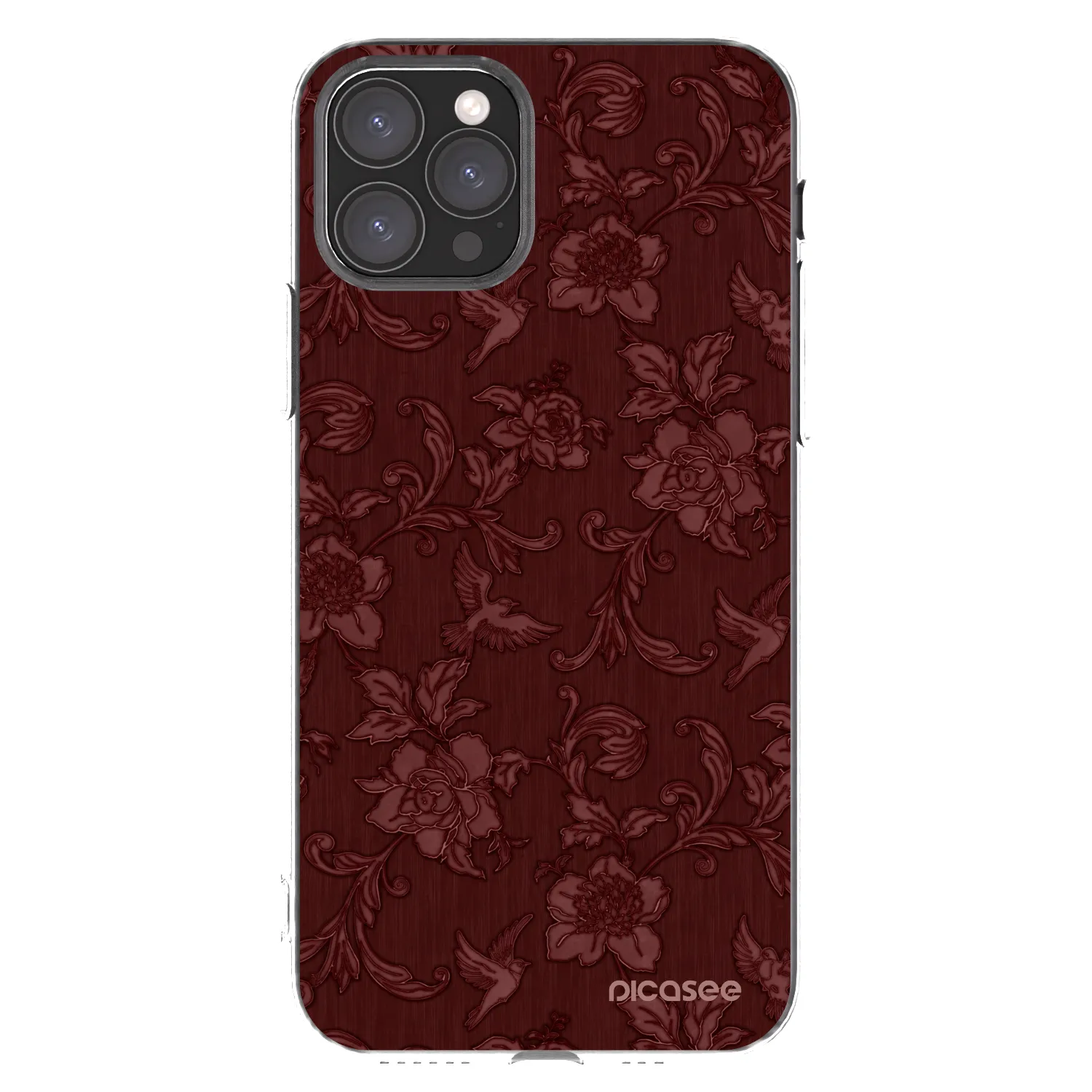 Picasee husă transparentă din silicon pentru Apple iPhone 11 Pro - Red Elegance