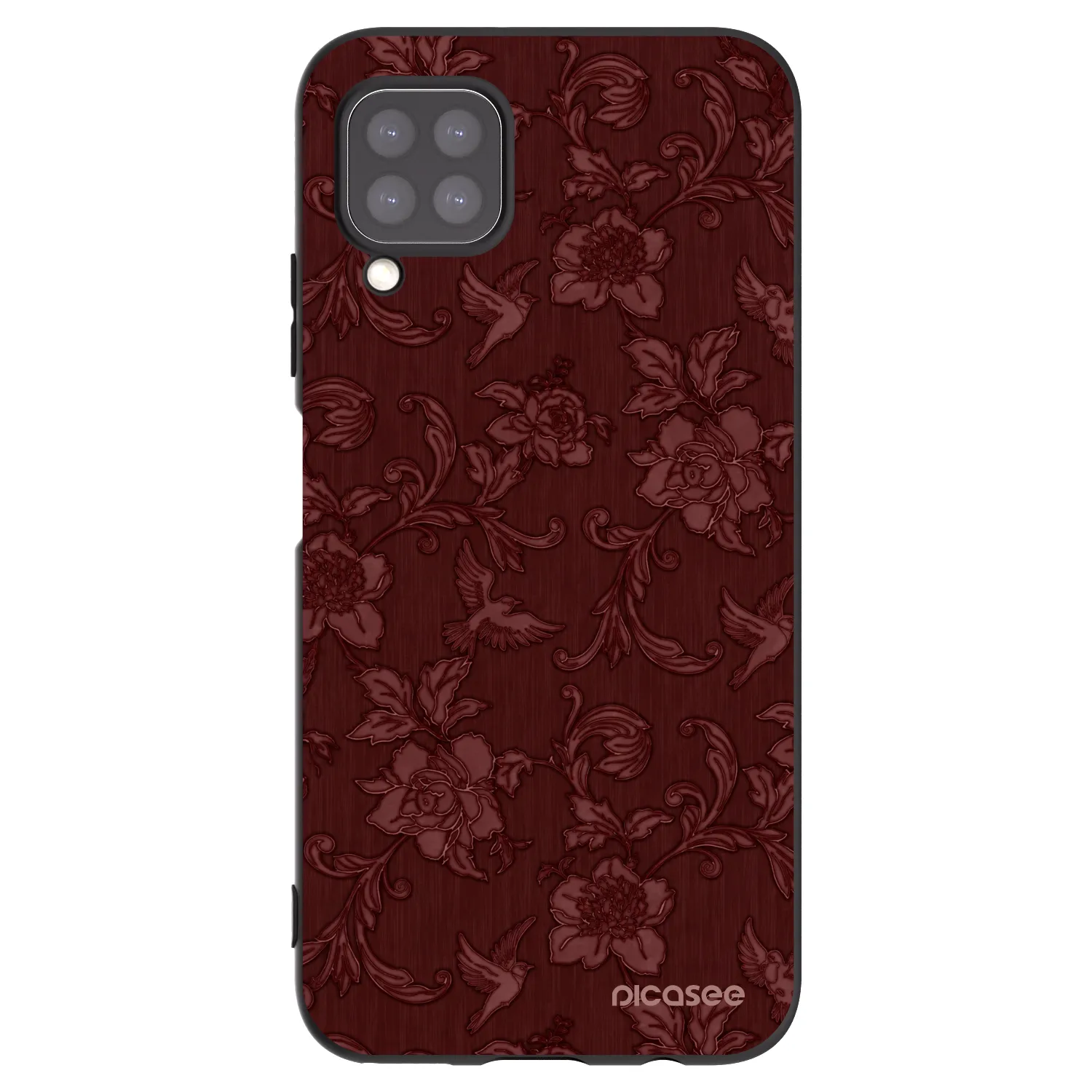 Picasee husă neagră din silicon pentru Huawei P40 Lite - Red Elegance