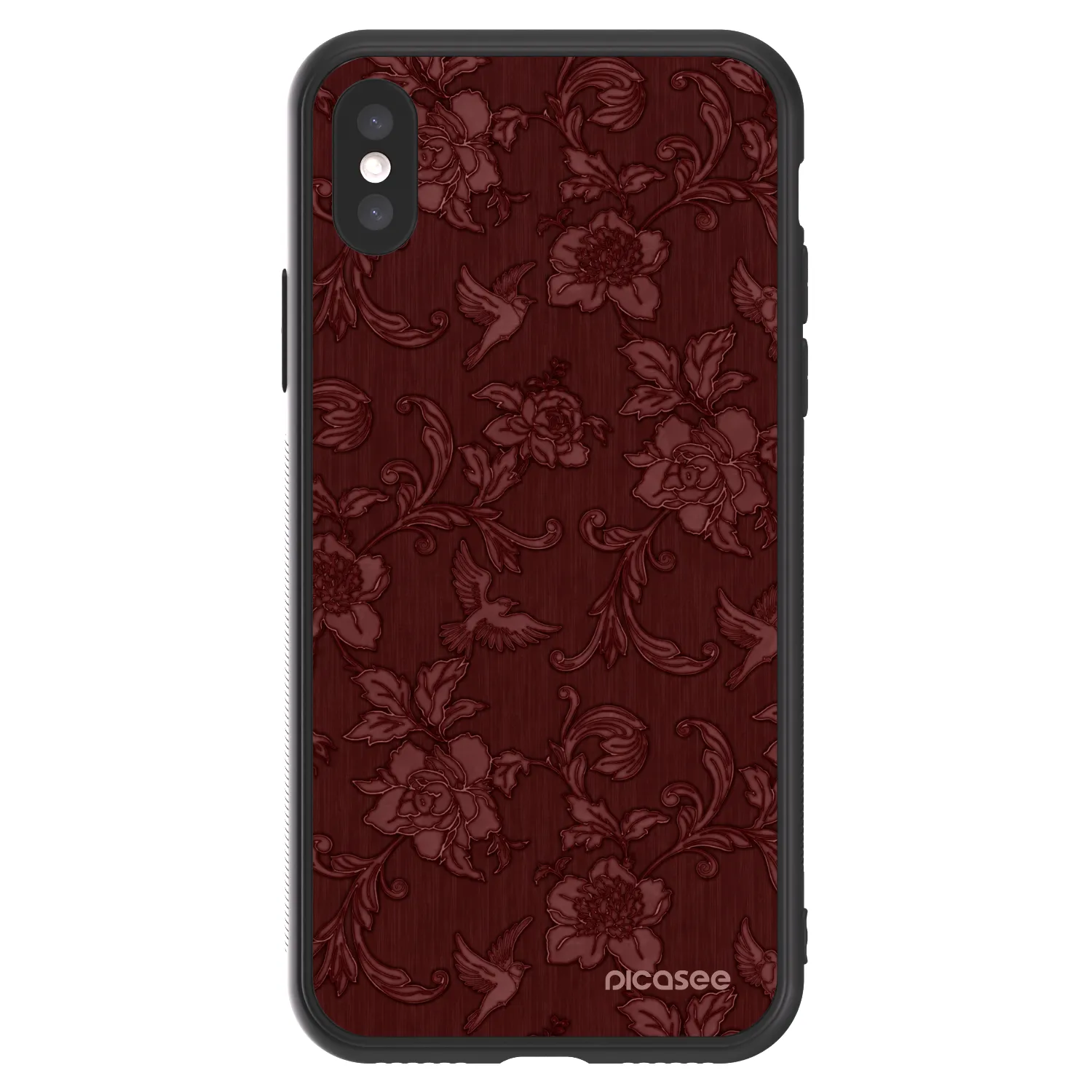 Picasee ULTIMATE CASE pentru Apple iPhone X/XS - Red Elegance