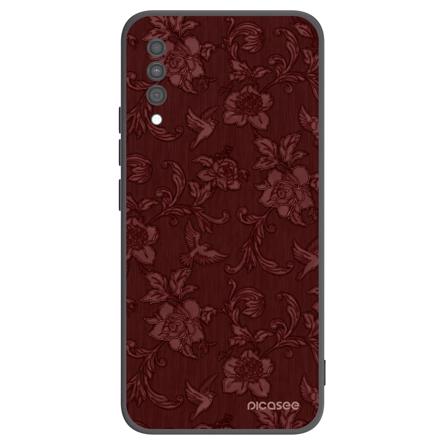 Picasee husă neagră din silicon pentru Samsung Galaxy A30s A307F - Red Elegance