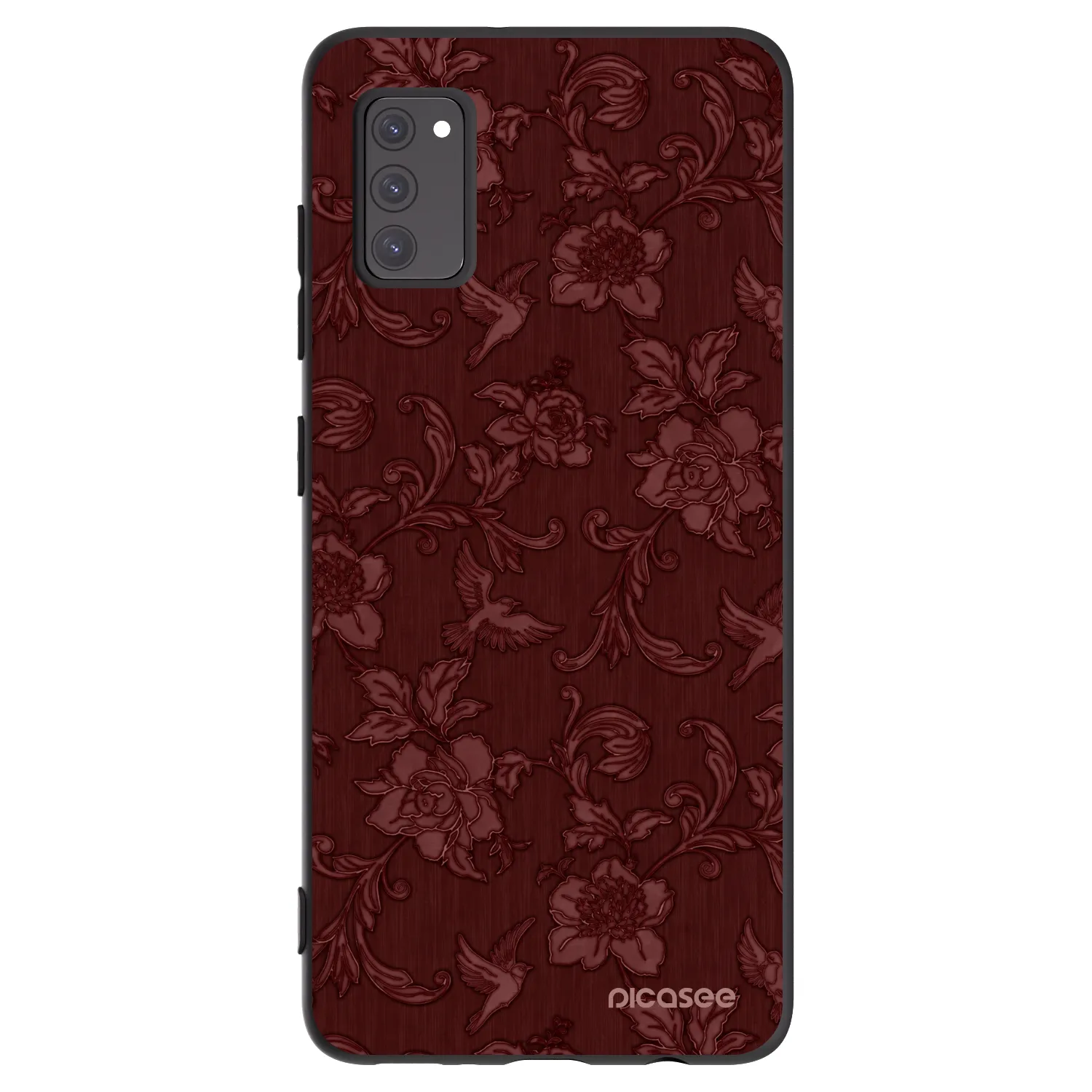 Picasee husă neagră din silicon pentru Samsung Galaxy A41 A415F - Red Elegance