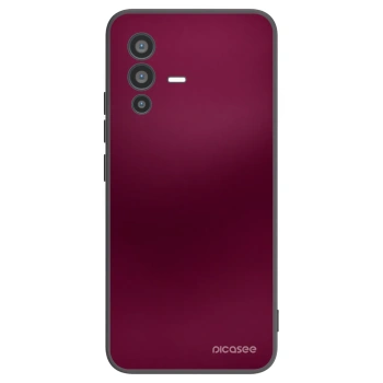 Picasee husă neagră din silicon pentru Vivo V23 5G - Velvet Bordeaux