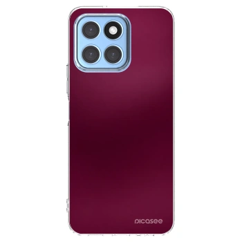 Picasee husă transparentă din silicon pentru Honor X8 5G - Velvet Bordeaux