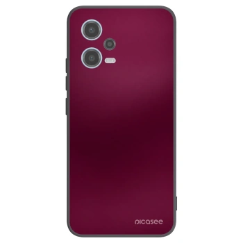 Picasee husă neagră din silicon pentru Xiaomi Redmi Note 12 5G - Velvet Bordeaux