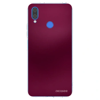 Picasee husă transparentă din silicon pentru Huawei Nova 3i - Velvet Bordeaux