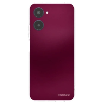 Picasee husă transparentă din silicon pentru Realme 10 4G - Velvet Bordeaux